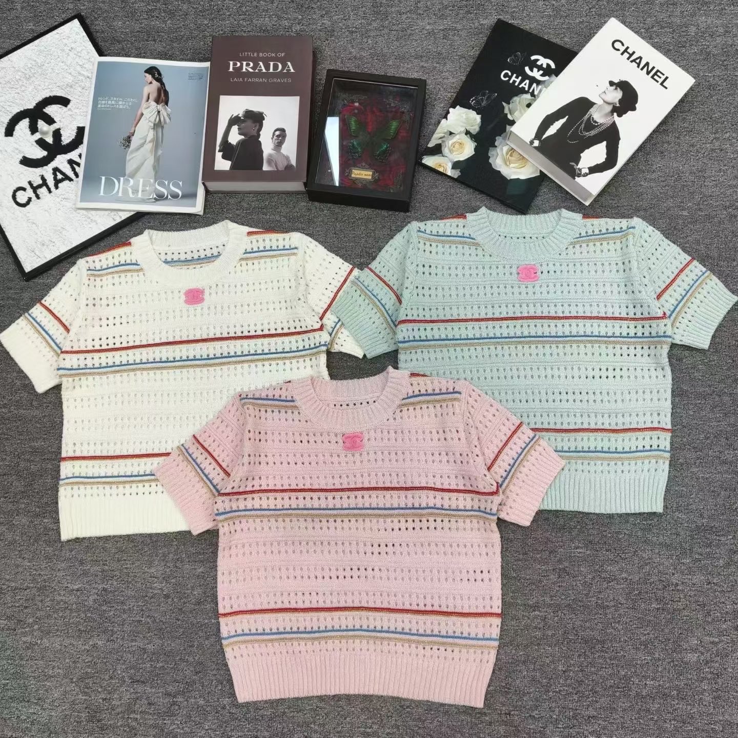 NO:791158,Xiaoxiang short-sleeved, T-shirt,19860909小香短袖,,T-shirt,,Women's clothing
