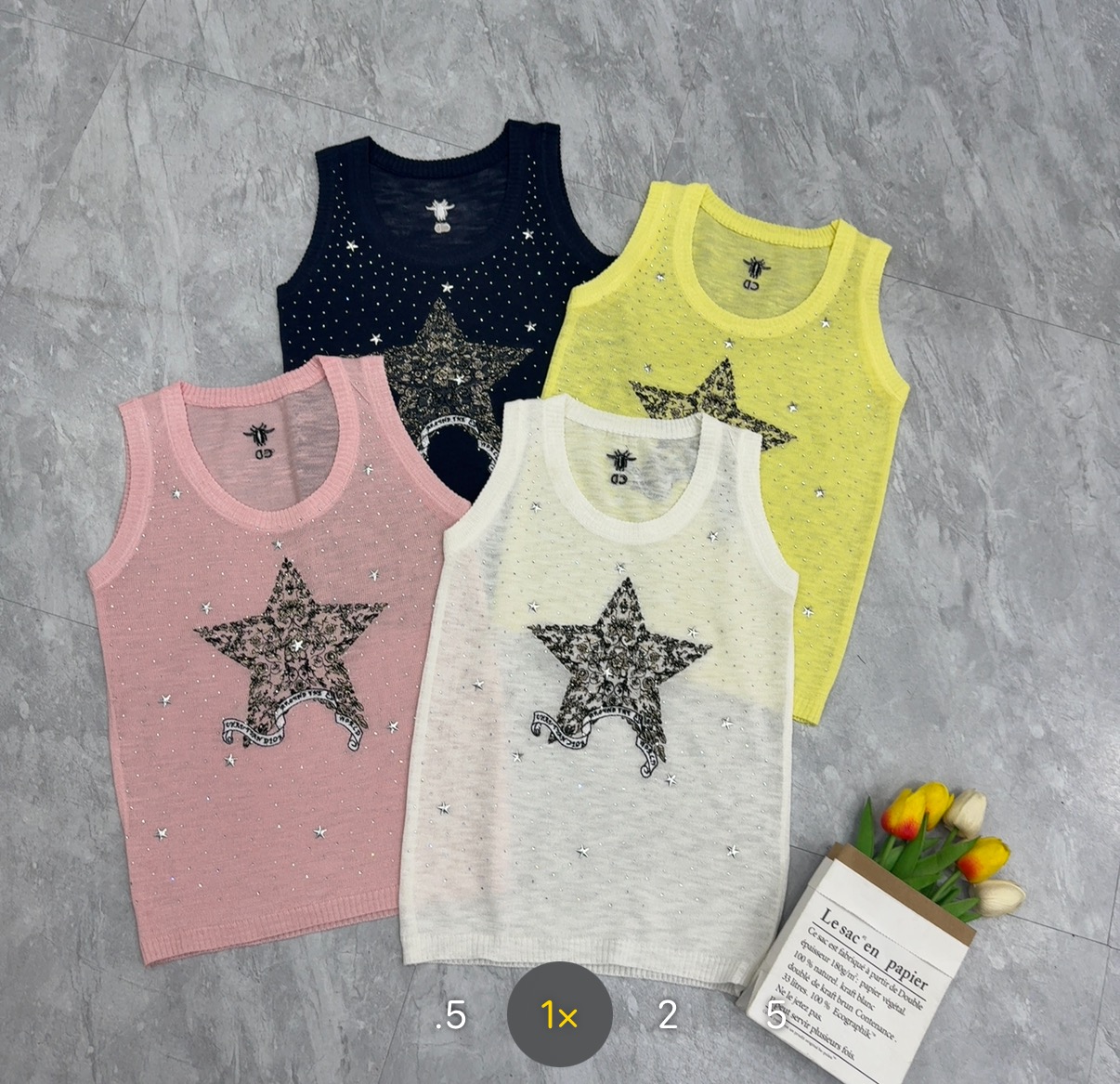 NO:797242,Dior embroidered vest,,dior,19860909迪奥刺绣背心,,dior,,Women's clothing