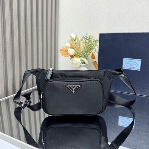 Prada Nylon Belt Bag Crossbody Bag, Multi-Pockets, Lightweight & Stylish 1 Prada Nylon Belt Bag Crossbody Bag, Multi-Pockets, Lightweight & Stylish