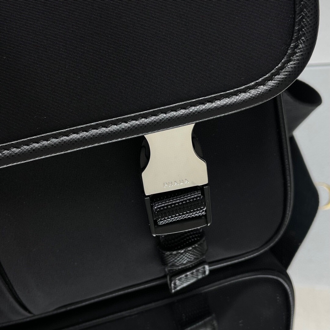 Prada Nylon Saffiano Leather Trim Messenger Bag - Classic & Stylish 5 i1748407547 3159 3
