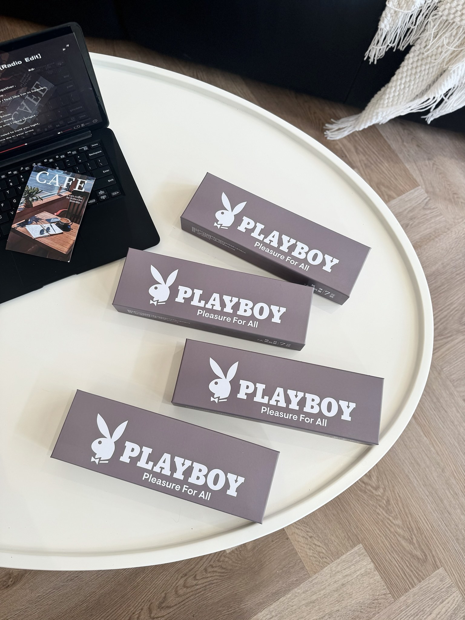Playboy Unisex Grade 7A Antibacterial Ankle Socks - Comprehensive 4