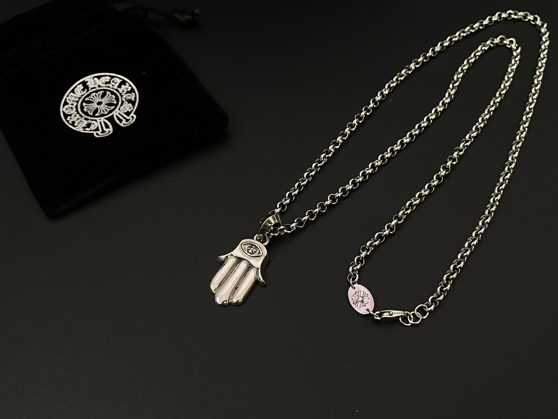 クロムハーツ 月女神の手 ネックレス 70cm