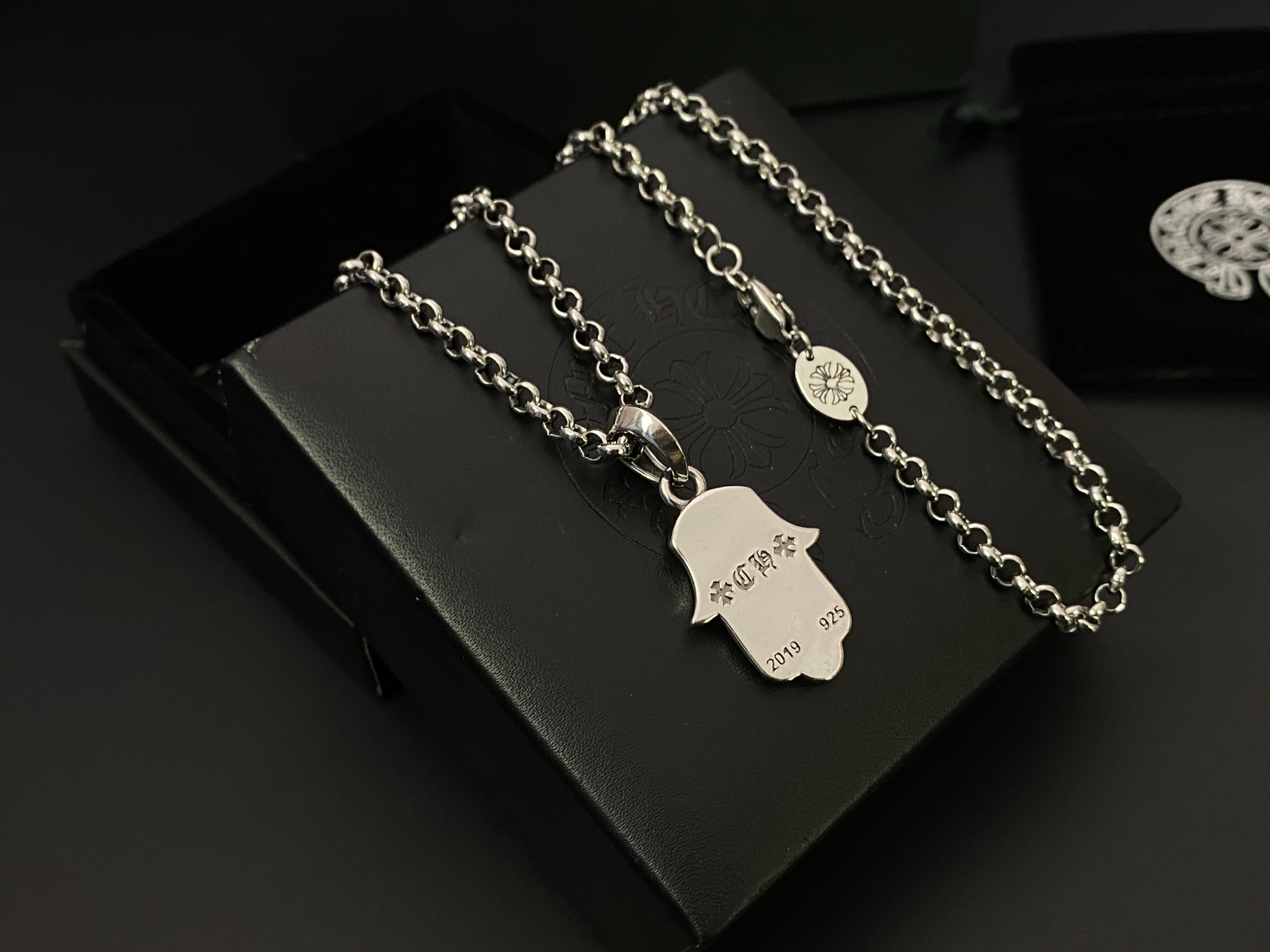 クロムハーツ 月女神の手 ネックレス 70cm