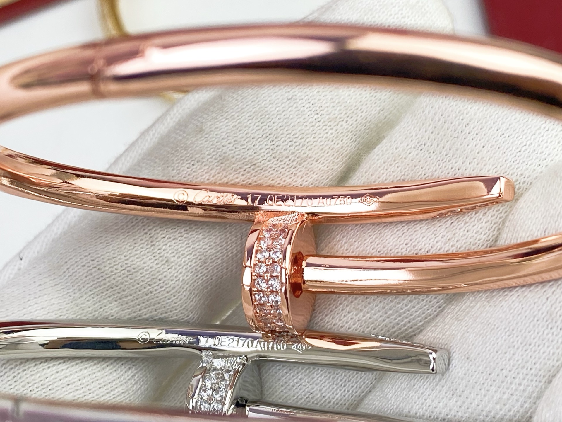 Cartier Cartier 卡地亚半圈满钻钉子手镯