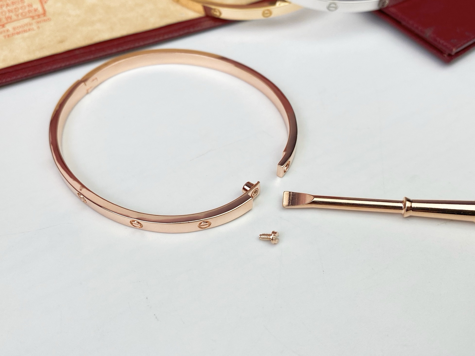 Cartier Cartier 卡地亚 进口亚金电镀18k玫瑰金/白金