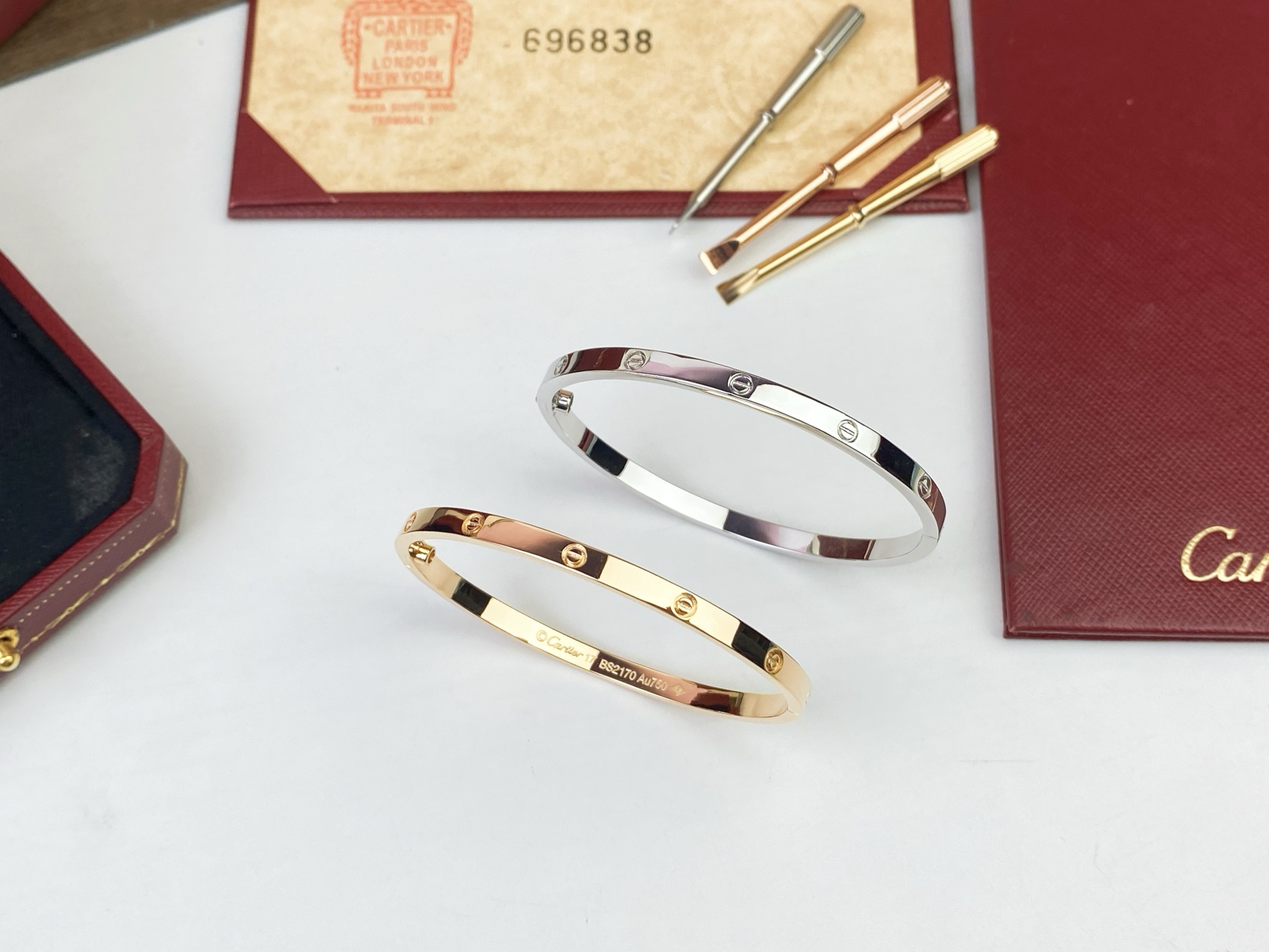 Cartier Cartier 卡地亚 进口亚金电镀18k玫瑰金/白金