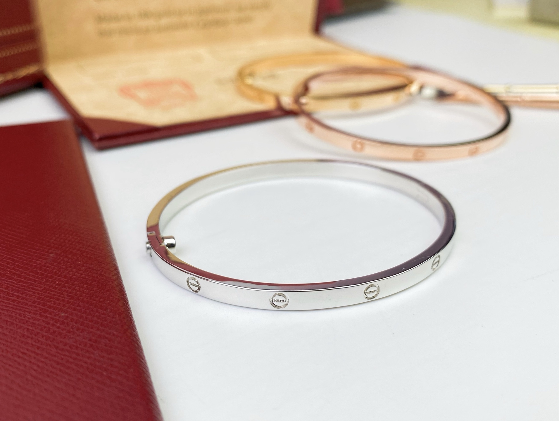 Cartier Cartier 卡地亚 进口亚金电镀18k玫瑰金/白金