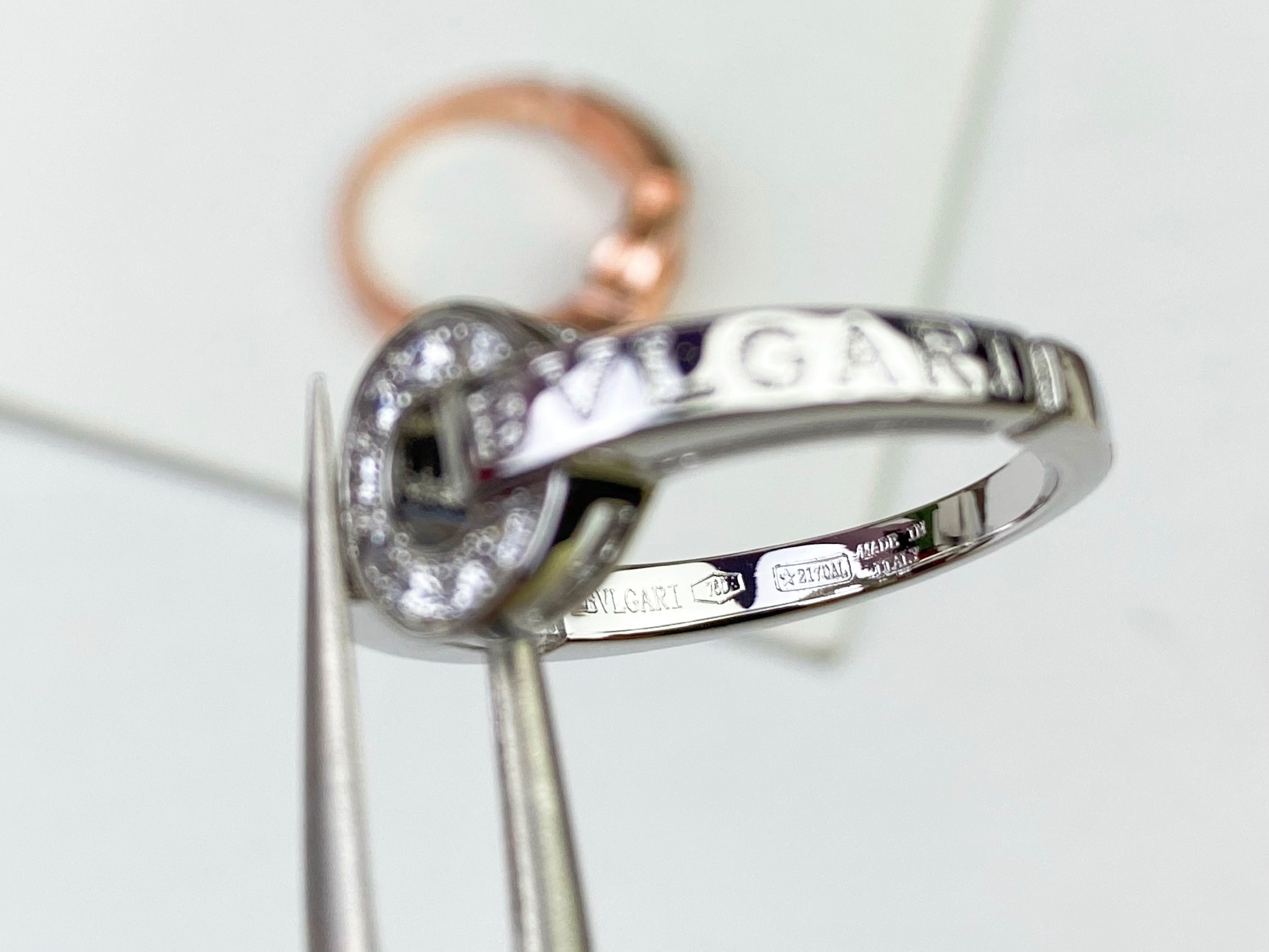 Bvlgari BVLGARI宝格丽圆环钻石戒指