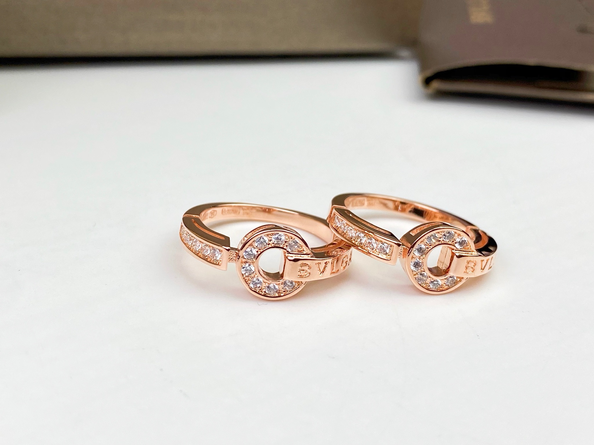 Bvlgari BVLGARI宝格丽圆环钻石戒指