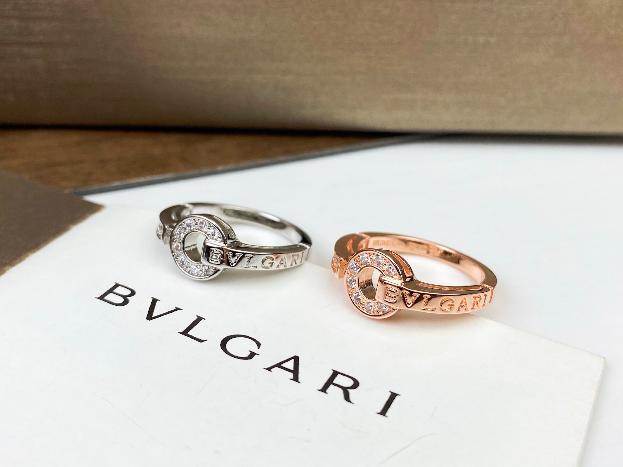 Bvlgari BVLGARI宝格丽圆环钻石戒指