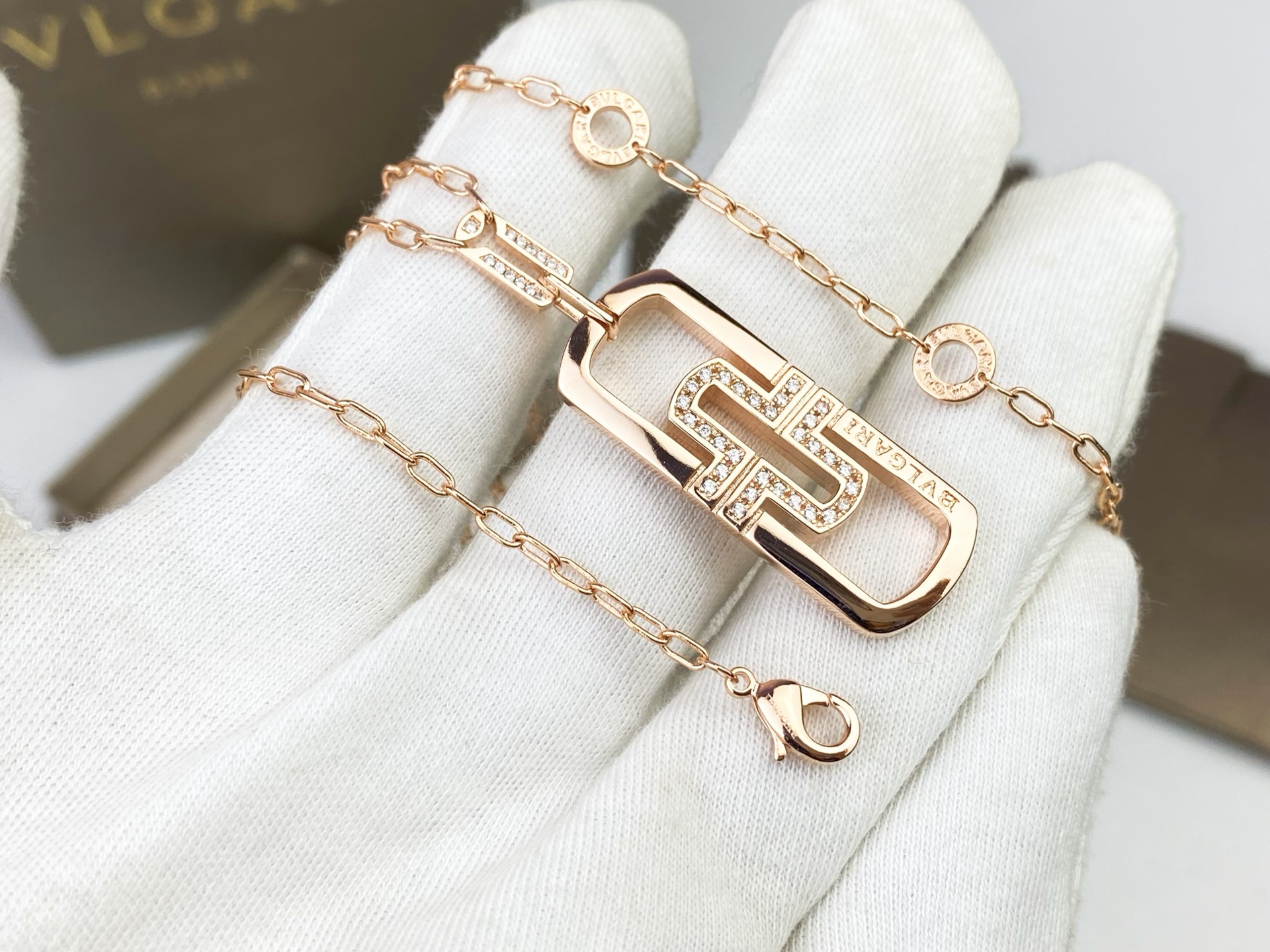 Bvlgari BVLGARI 宝格丽回形项链