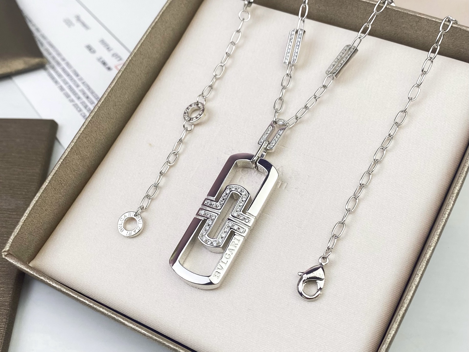 Bvlgari BVLGARI 宝格丽回形项链