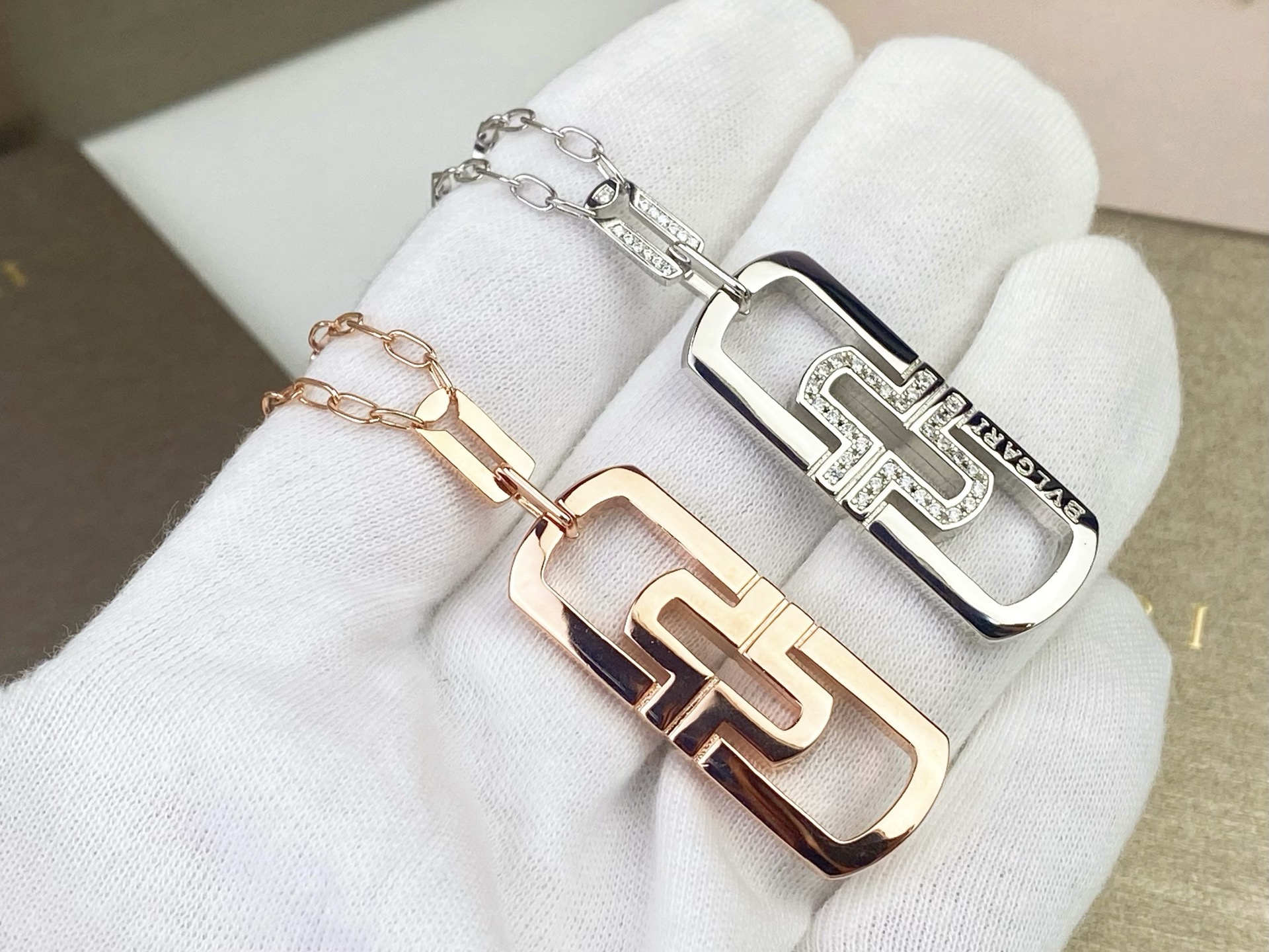 Bvlgari BVLGARI 宝格丽回形项链