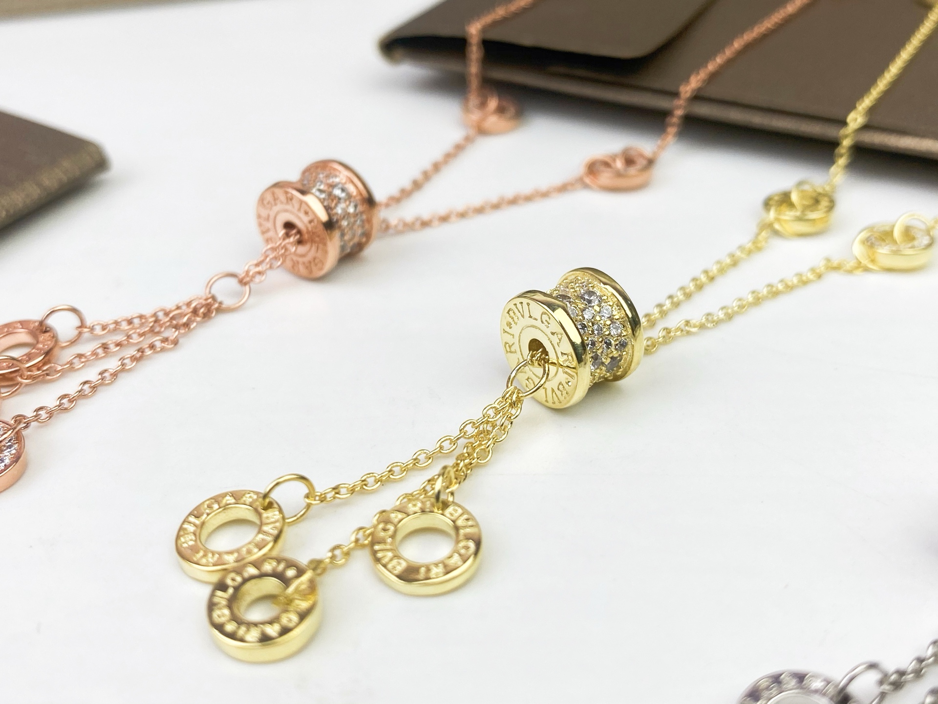Bvlgari BVLGARI 镶钻流苏项链 高端工艺