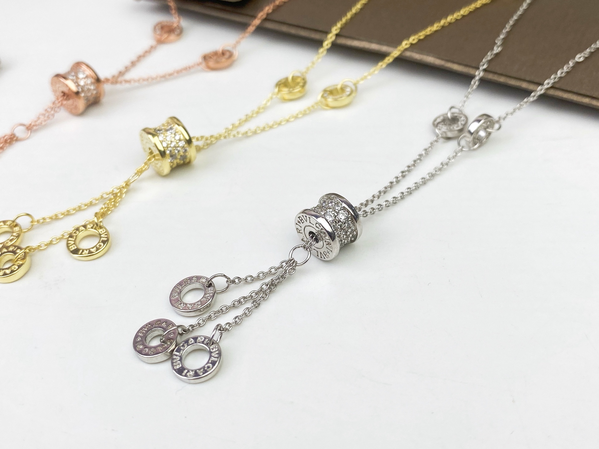Bvlgari BVLGARI 镶钻流苏项链 高端工艺