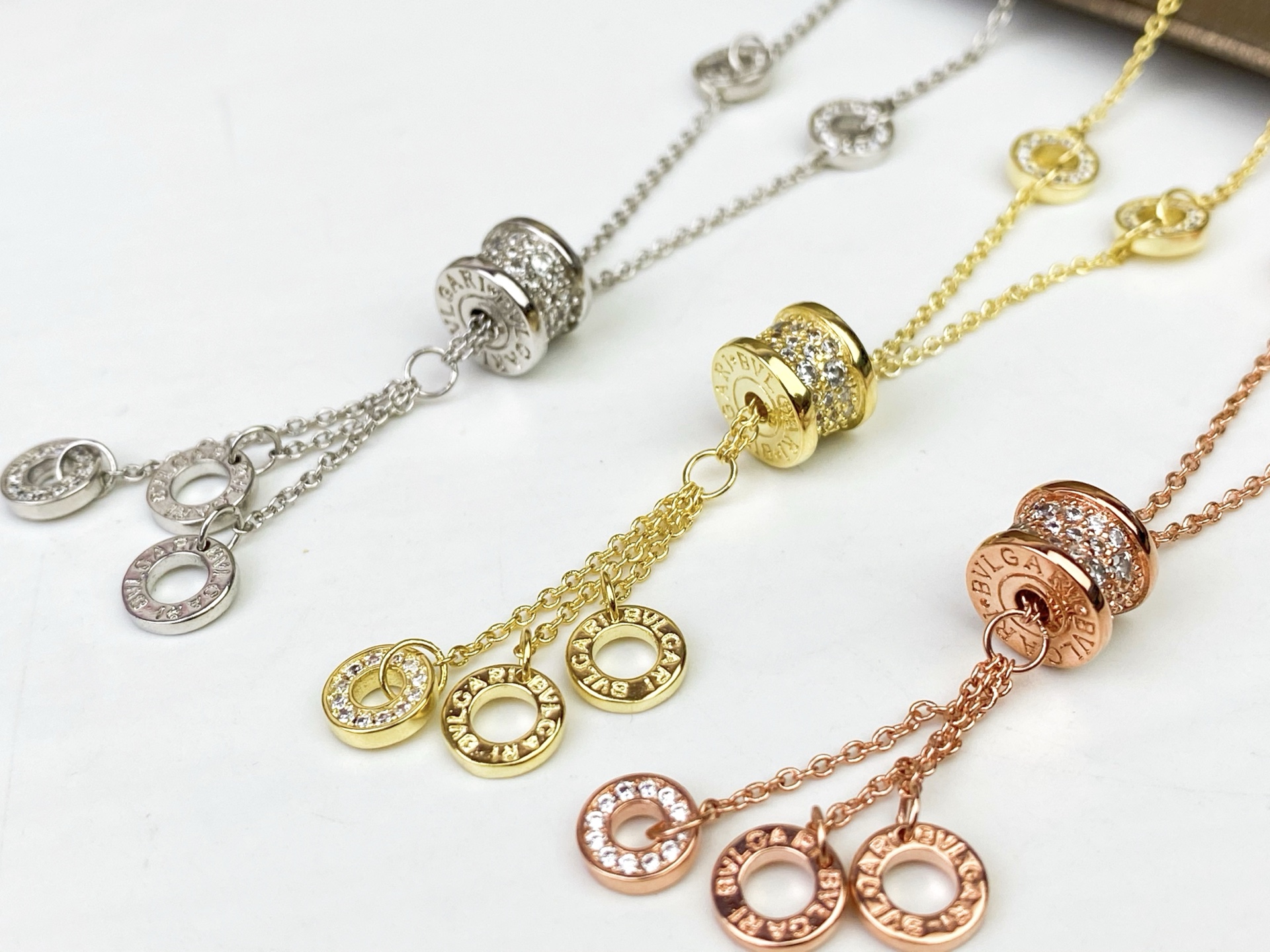 Bvlgari BVLGARI 镶钻流苏项链 高端工艺