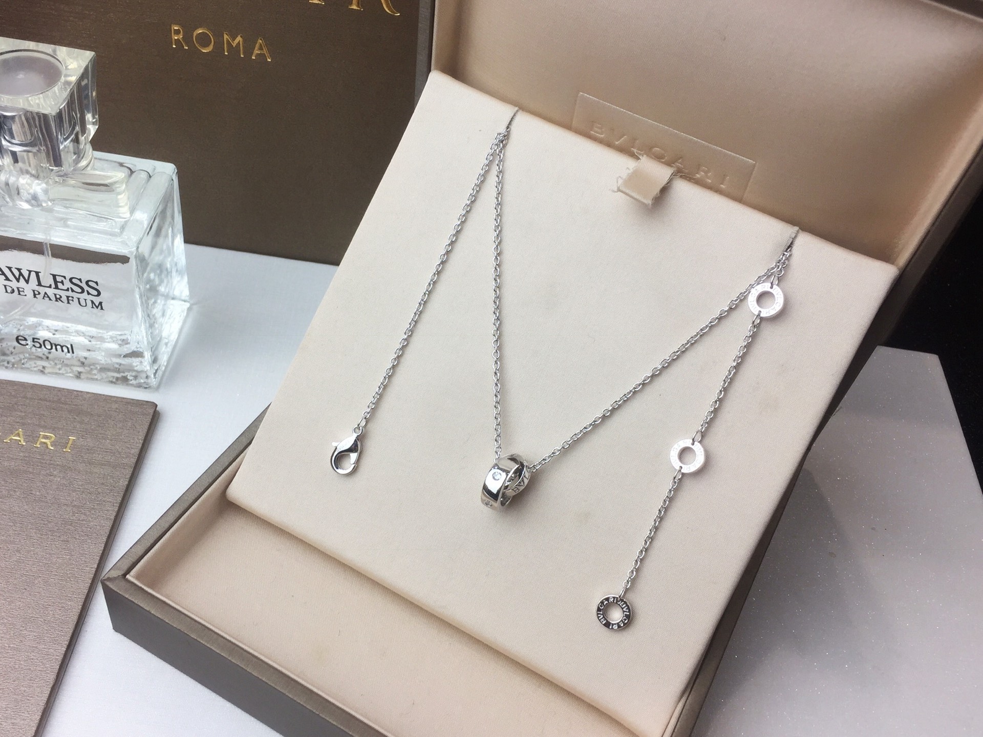 Bvlgari BVLGARI宝格丽 双环项链 双圆环相扣
