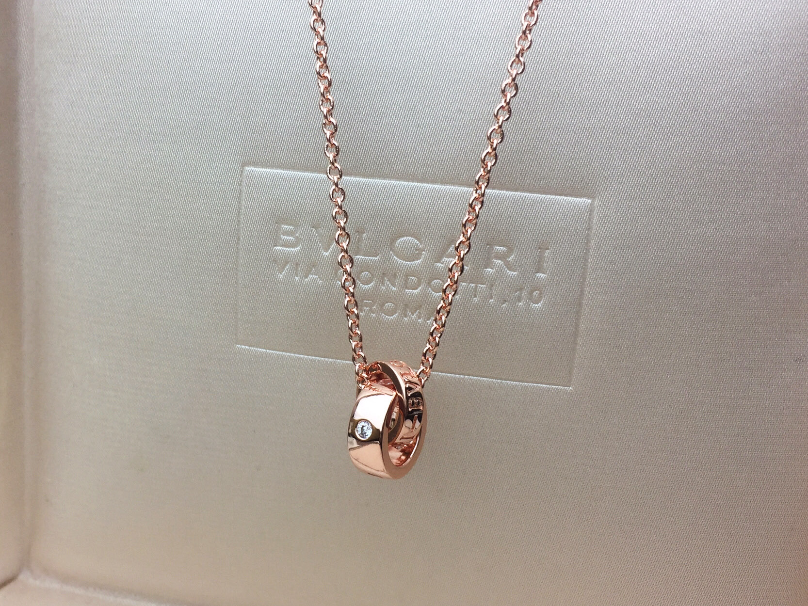 Bvlgari BVLGARI宝格丽 双环项链 双圆环相扣
