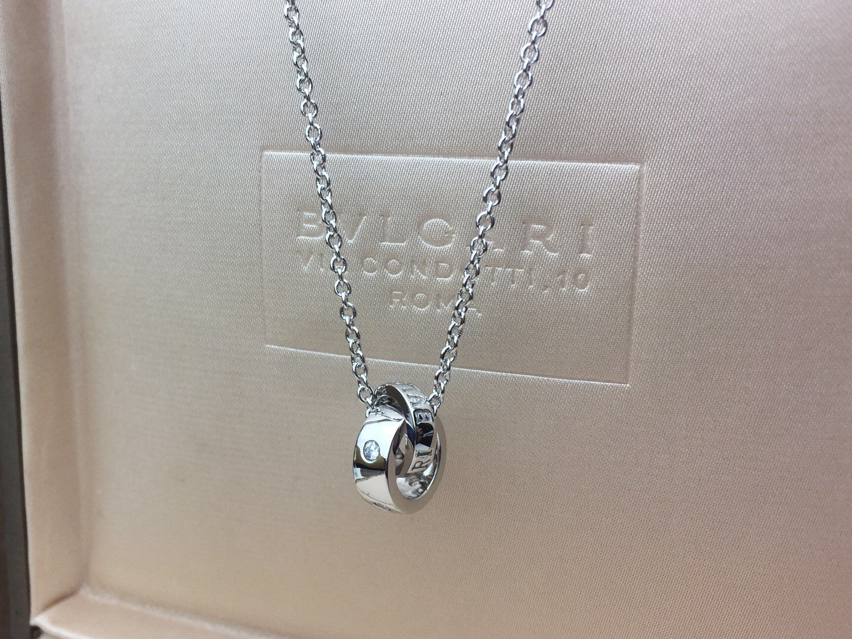 Bvlgari BVLGARI宝格丽 双环项链 双圆环相扣