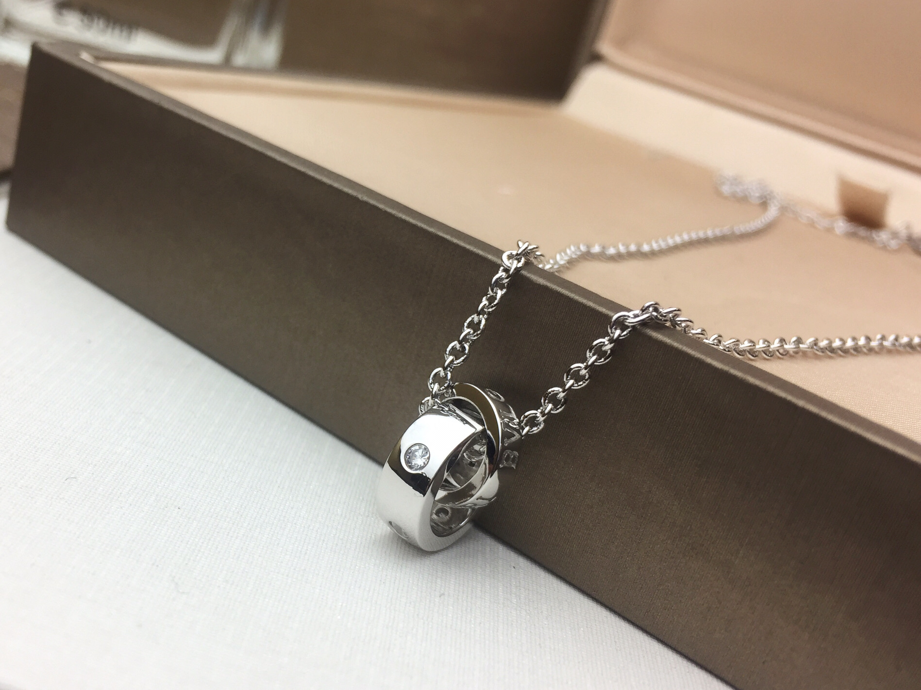 Bvlgari BVLGARI宝格丽 双环项链 双圆环相扣