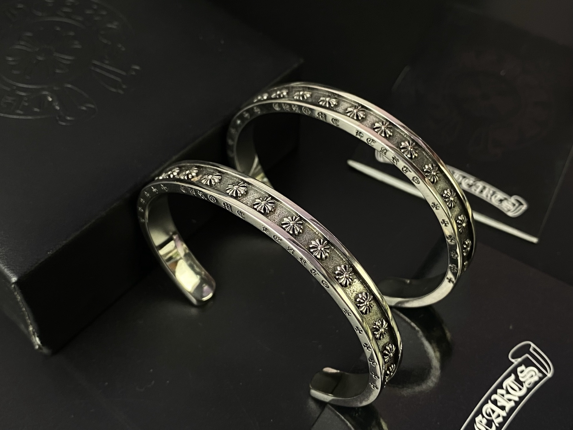 Chrome Hearts Chrome Hearts克罗心开口情侣手镯
