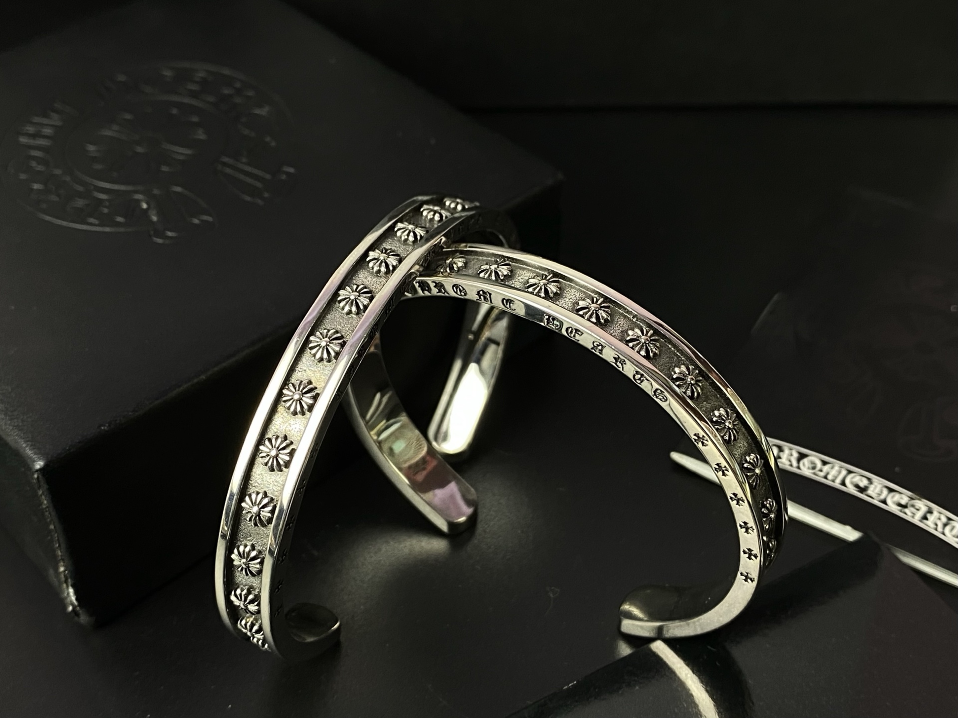 Chrome Hearts Chrome Hearts克罗心开口情侣手镯