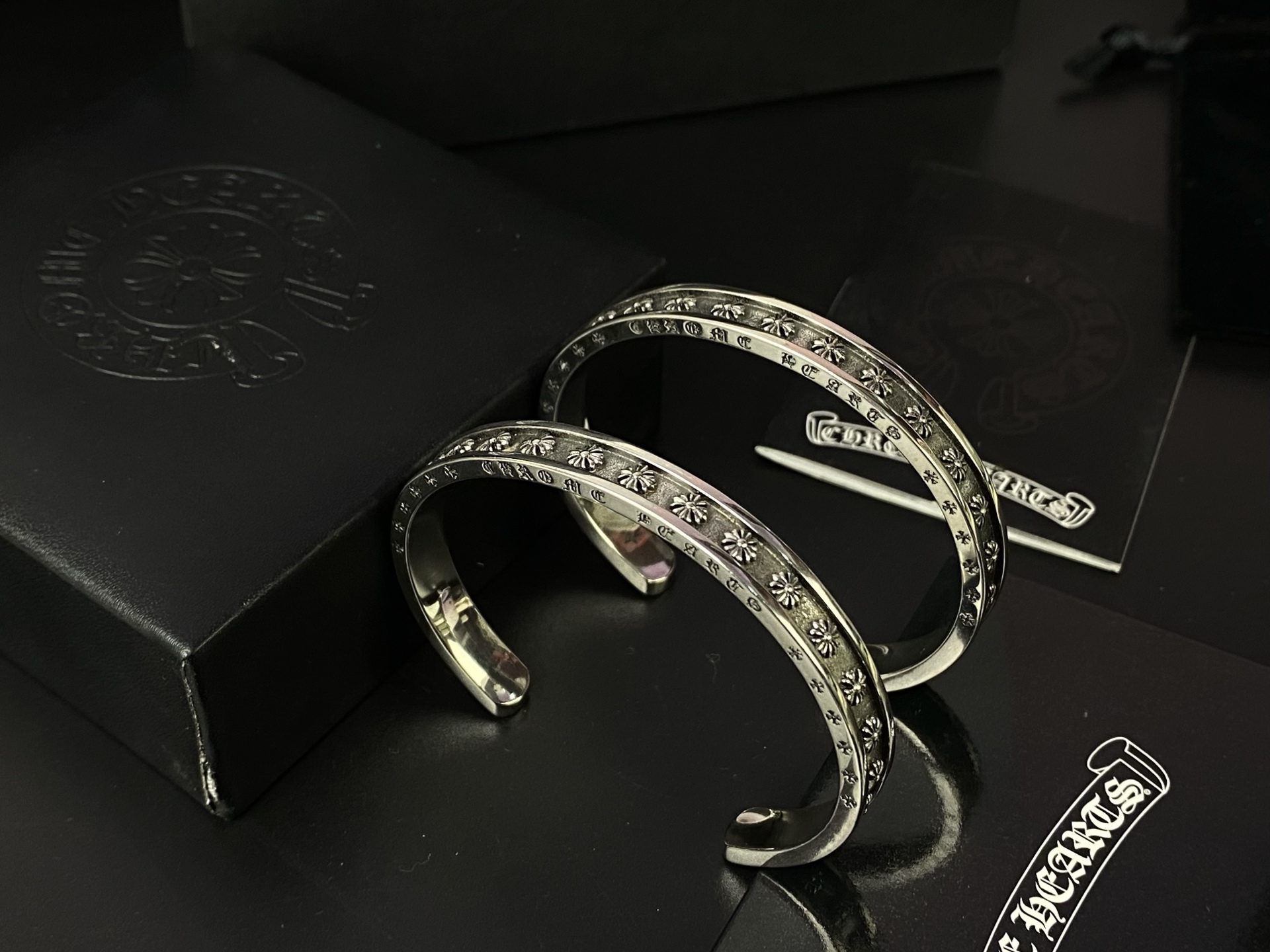 Chrome Hearts Chrome Hearts克罗心开口情侣手镯