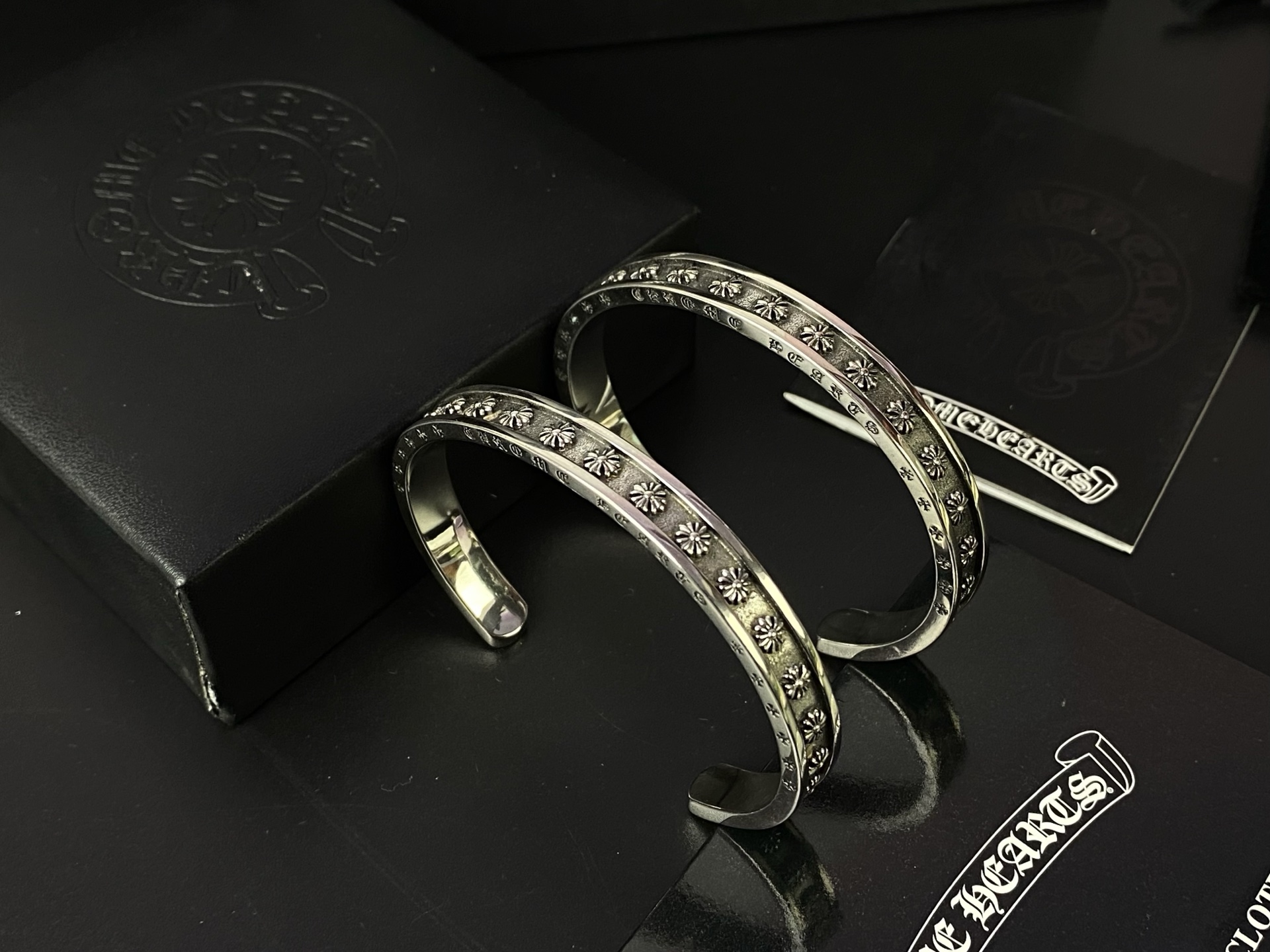 Chrome Hearts Chrome Hearts克罗心开口情侣手镯