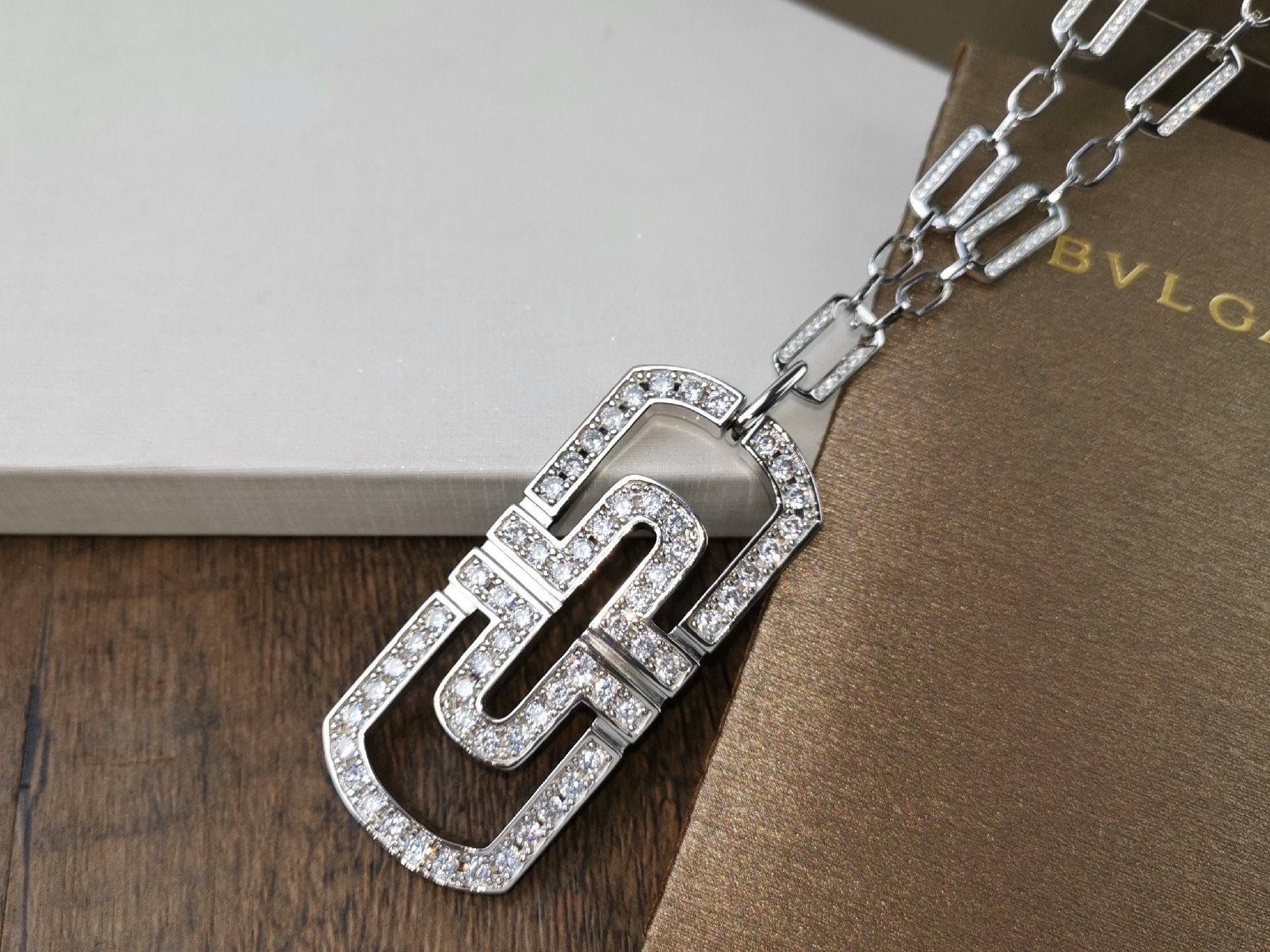 Bvlgari ～BVLGARI宝格丽Parentesi回形项链