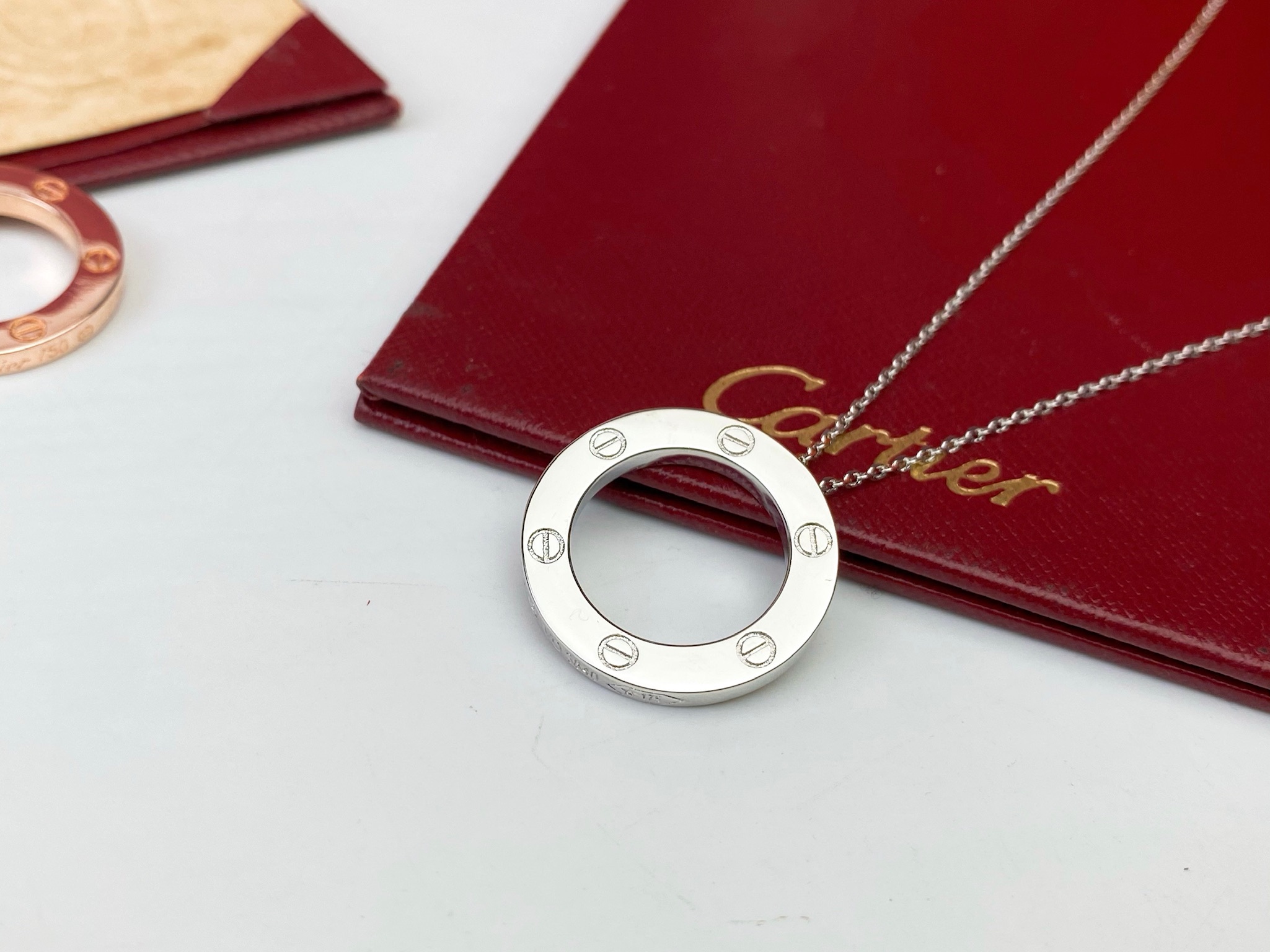Cartier Cartier卡地亚 LOVE圆环项链 订做