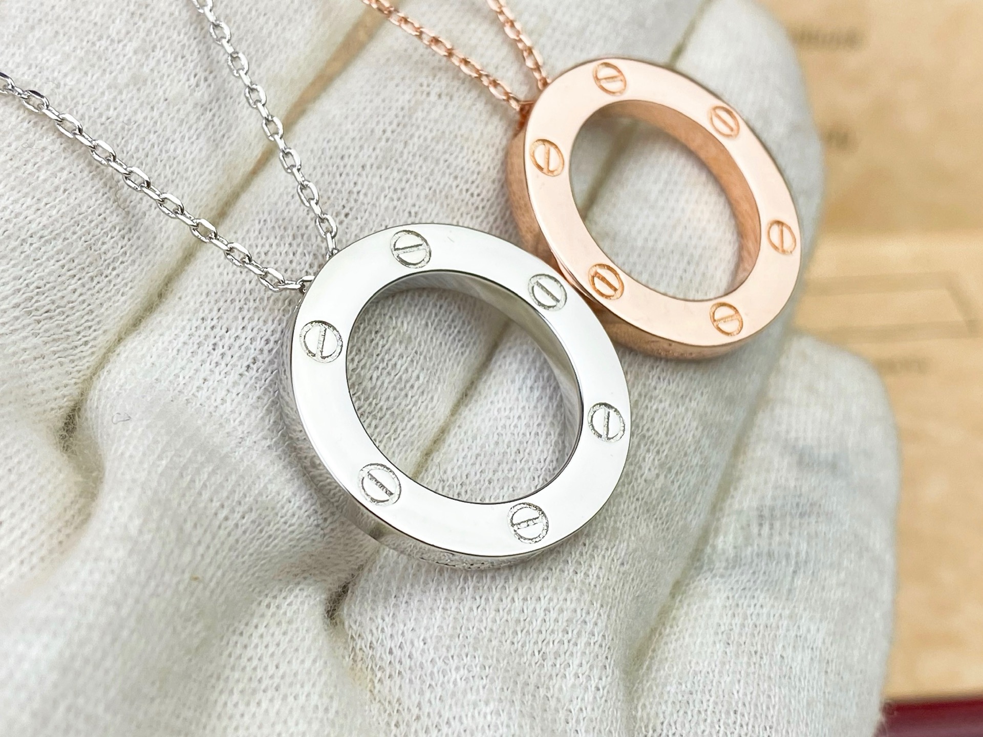Cartier Cartier卡地亚 LOVE圆环项链 订做