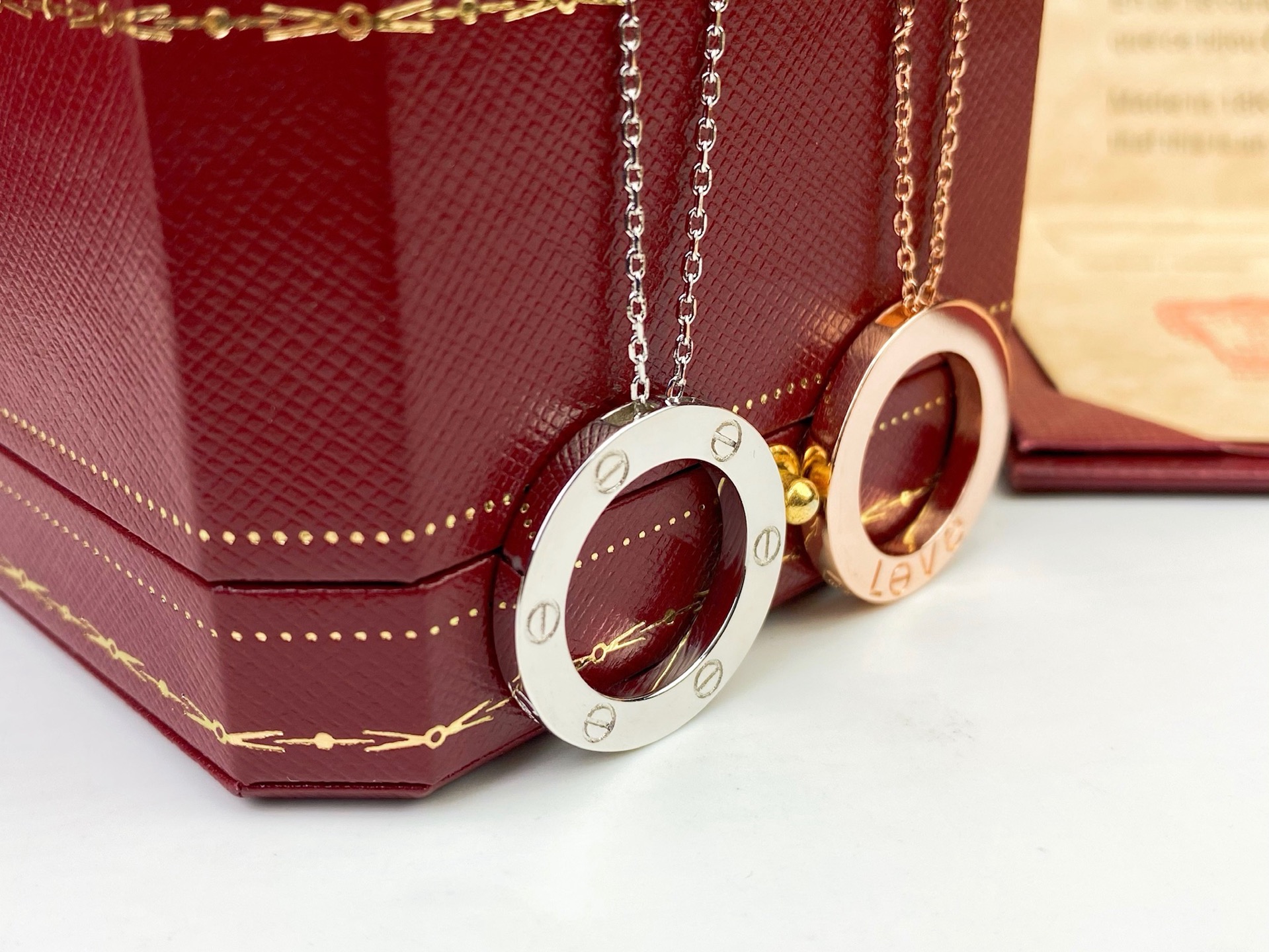 Cartier Cartier卡地亚 LOVE圆环项链 订做