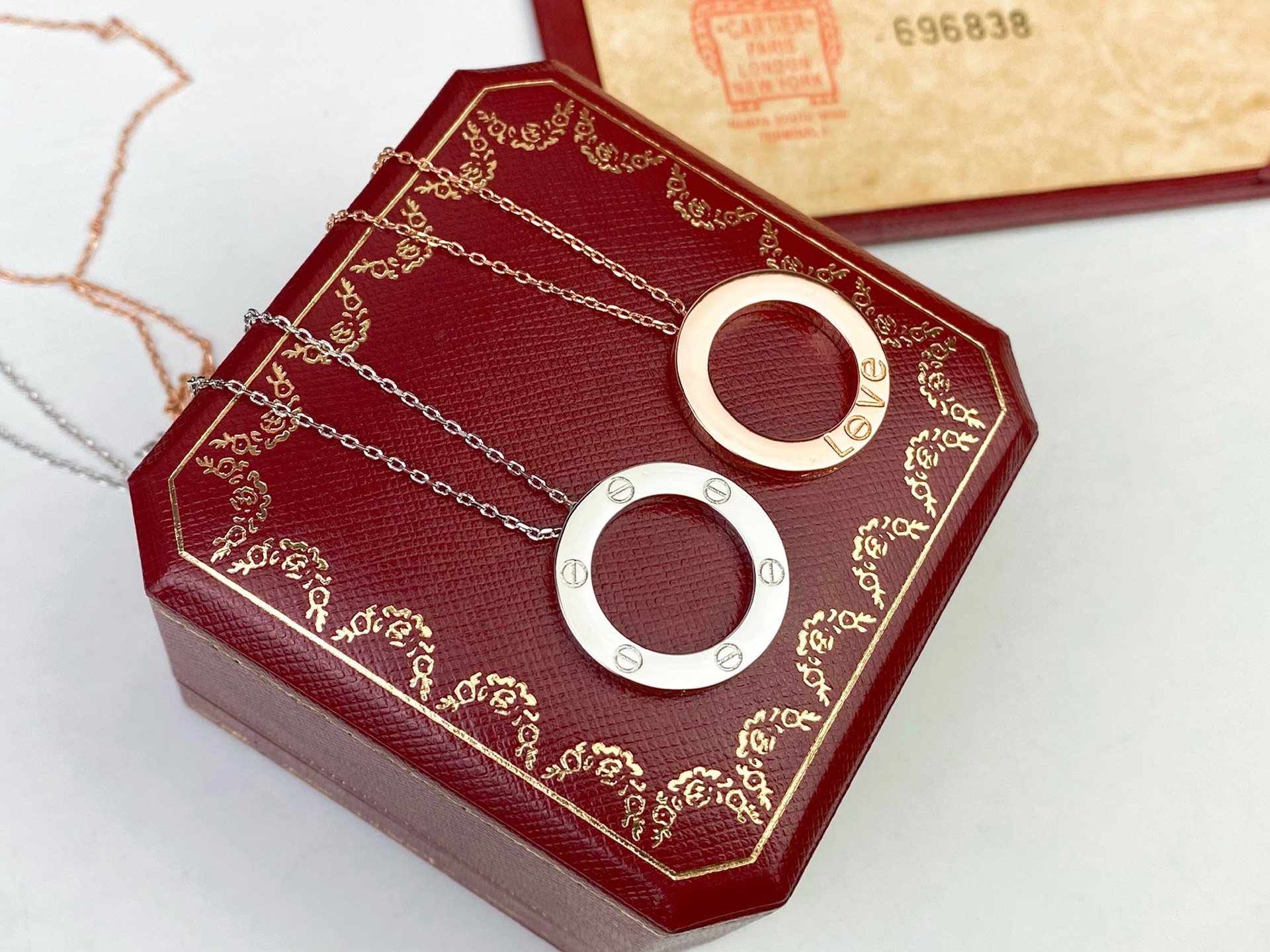 Cartier Cartier卡地亚 LOVE圆环项链 订做