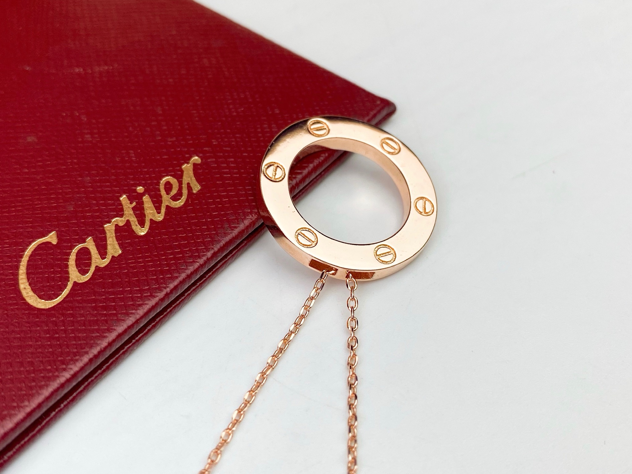 Cartier Cartier卡地亚 LOVE圆环项链 订做