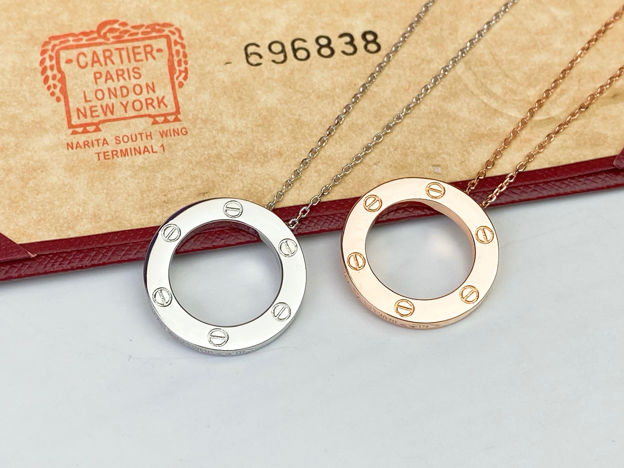 Cartier Cartier卡地亚 LOVE圆环项链 订做