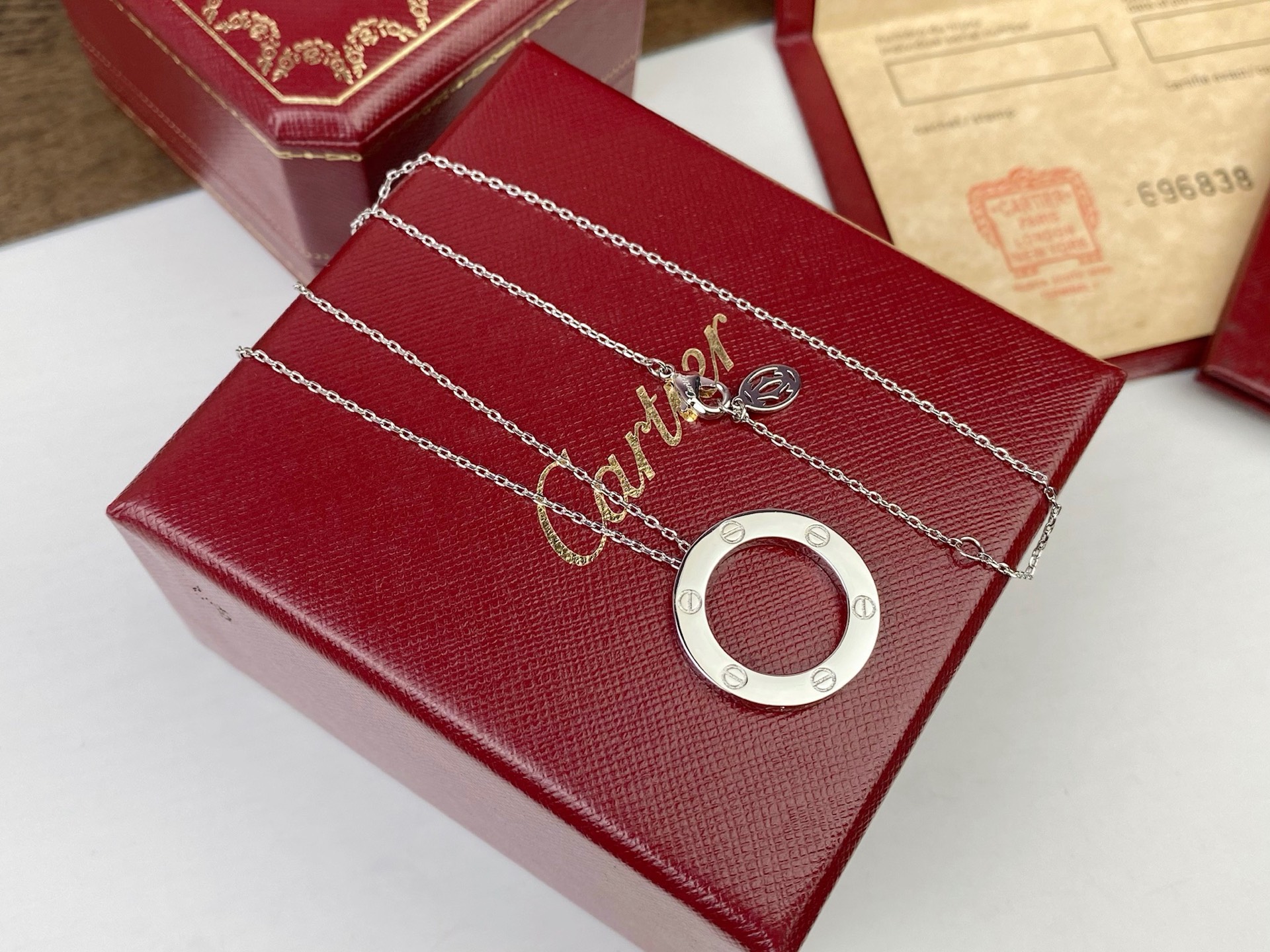 Cartier Cartier卡地亚 LOVE圆环项链 订做