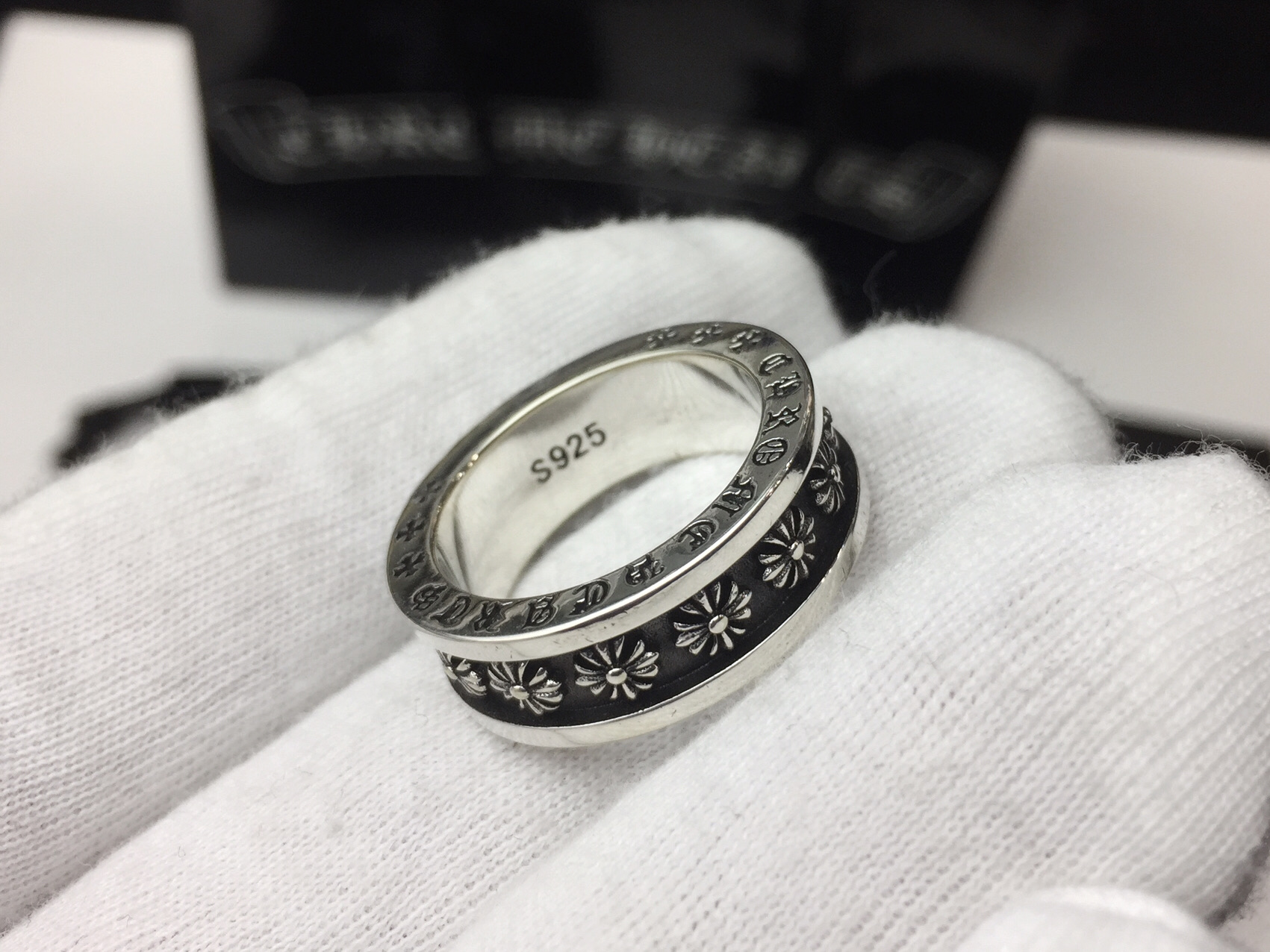 Chrome Hearts Chrome Hearts克罗心十字架戒指