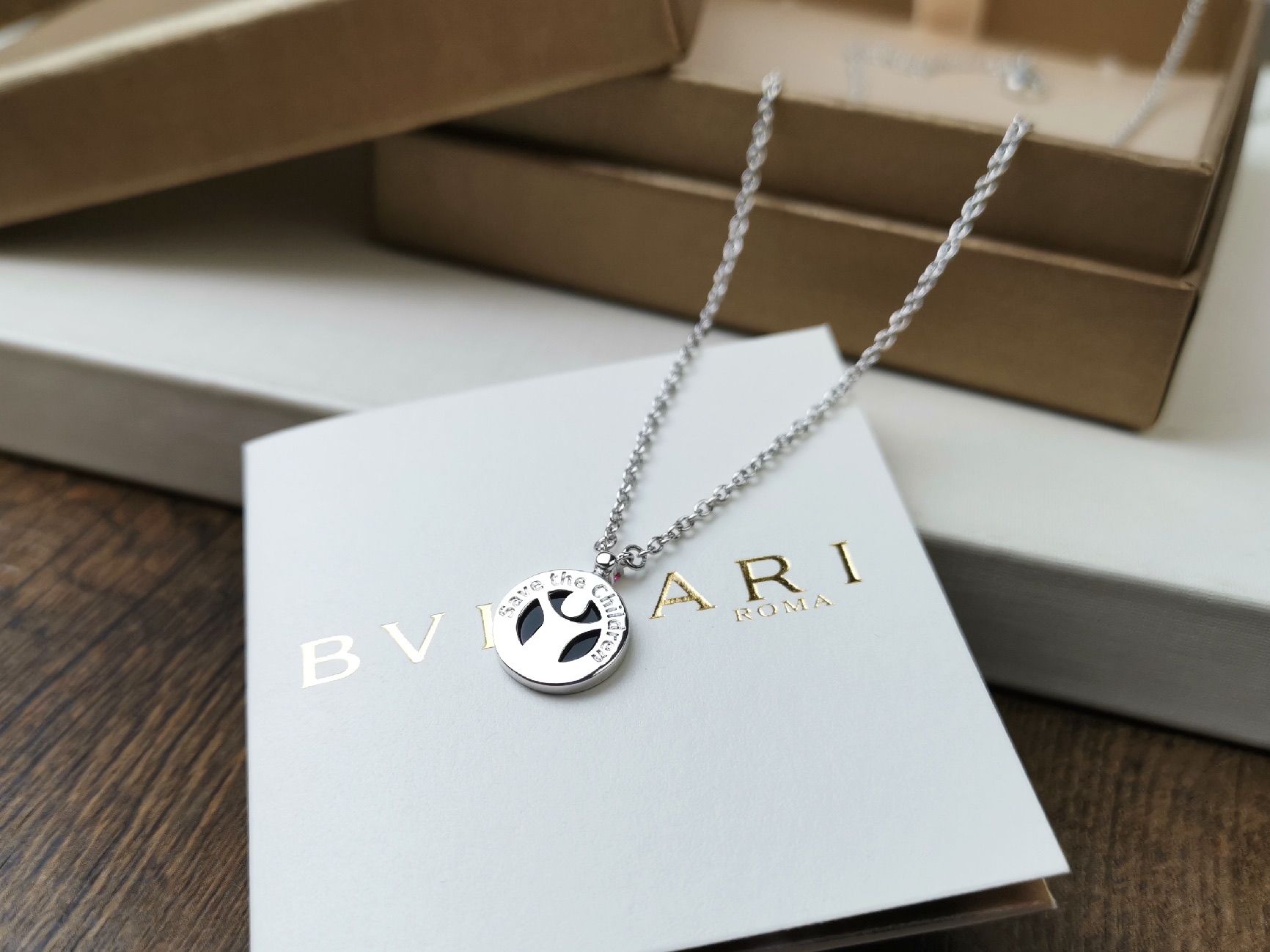 Bvlgari BVLGARI宝格丽十周年慈善版黑玛瑙项链