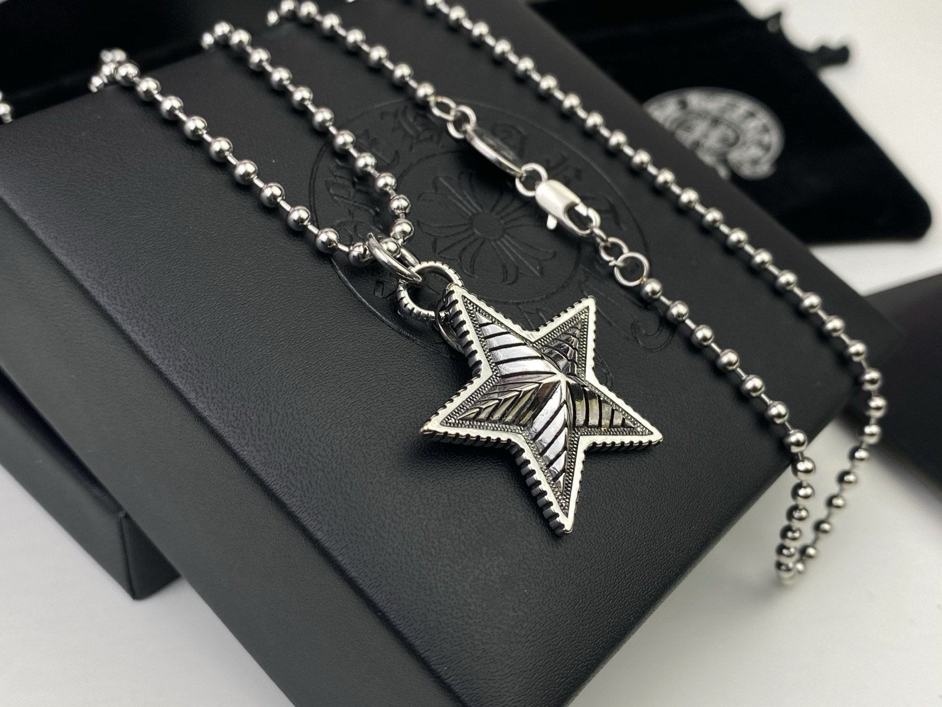 Chrome Hearts 克罗心五角星项链 链长70厘米