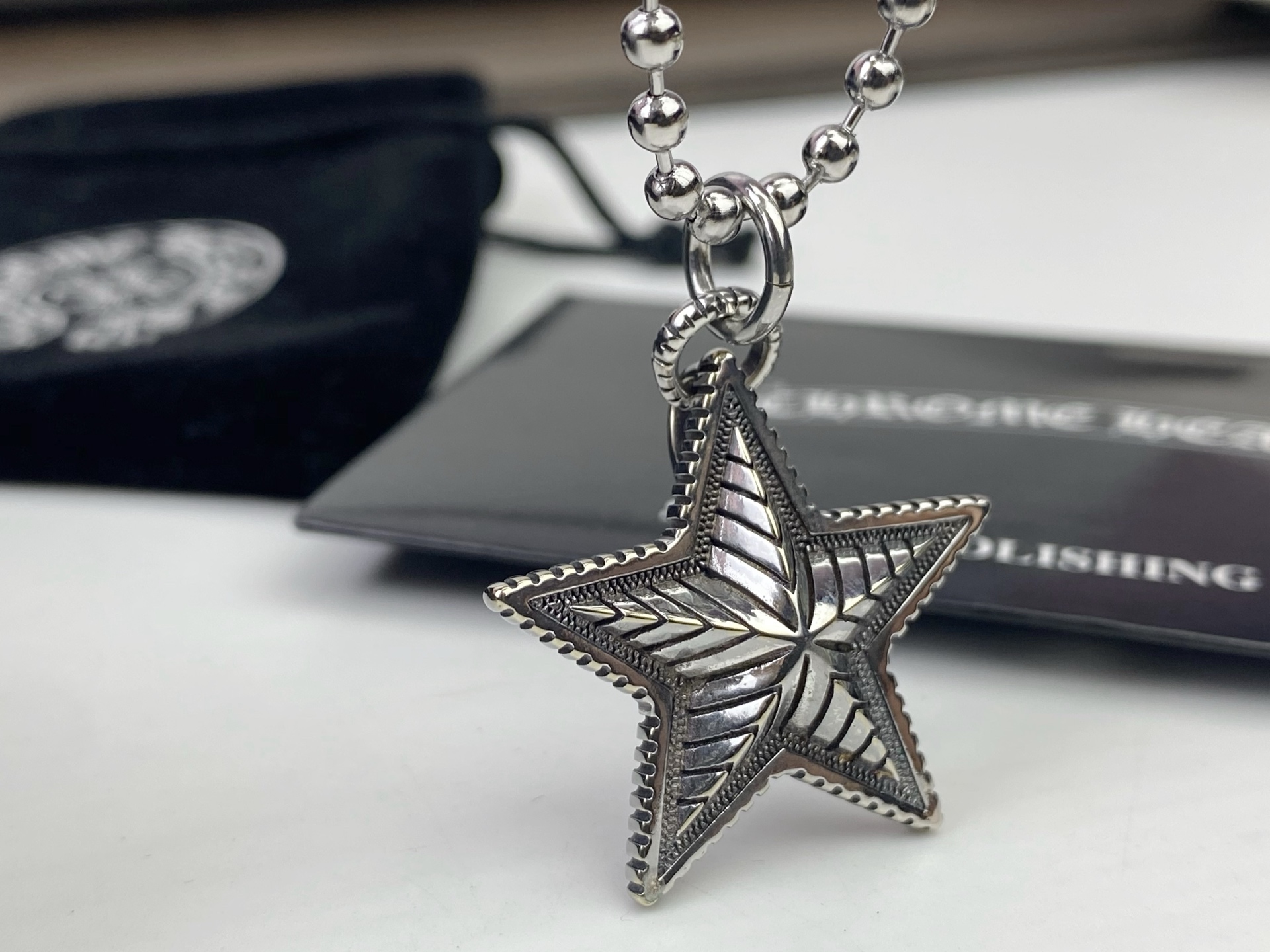 Chrome Hearts 克罗心五角星项链 链长70厘米