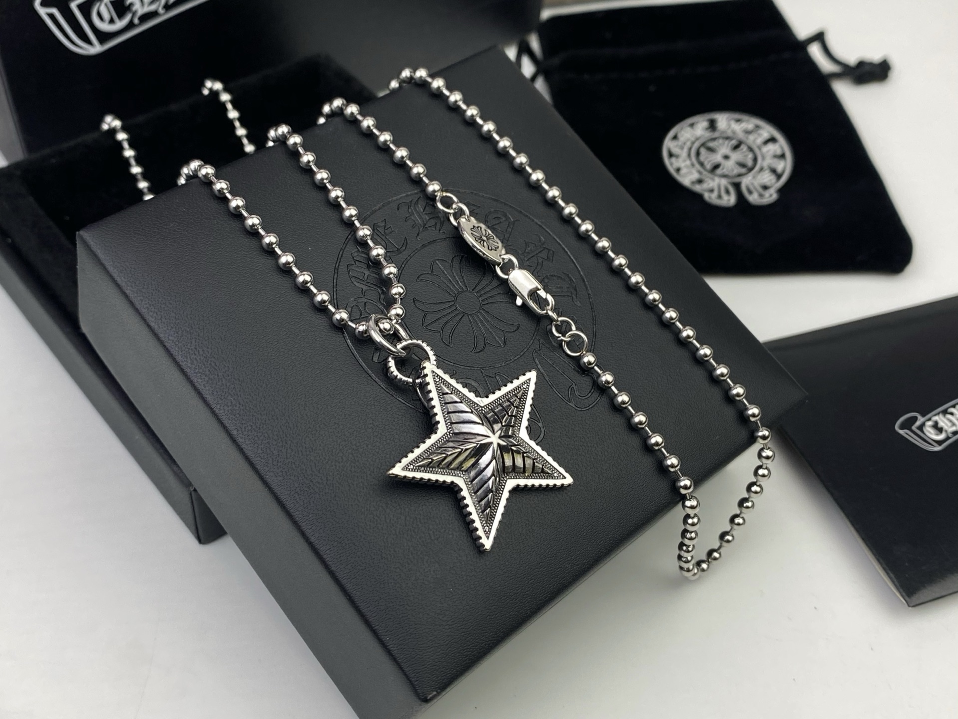 Chrome Hearts 克罗心五角星项链 链长70厘米