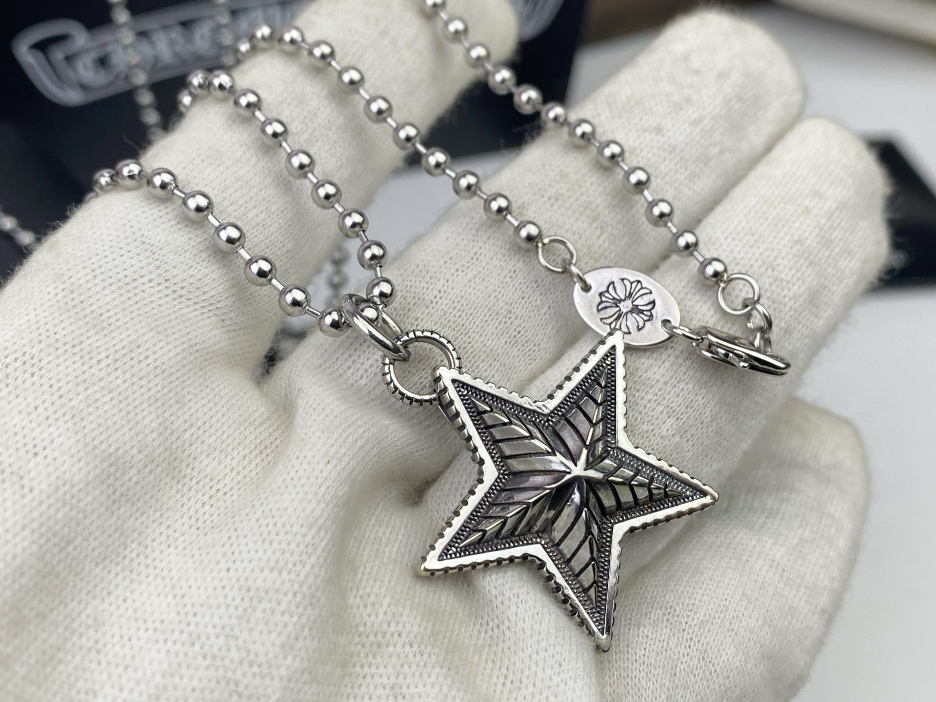 Chrome Hearts 克罗心五角星项链 链长70厘米