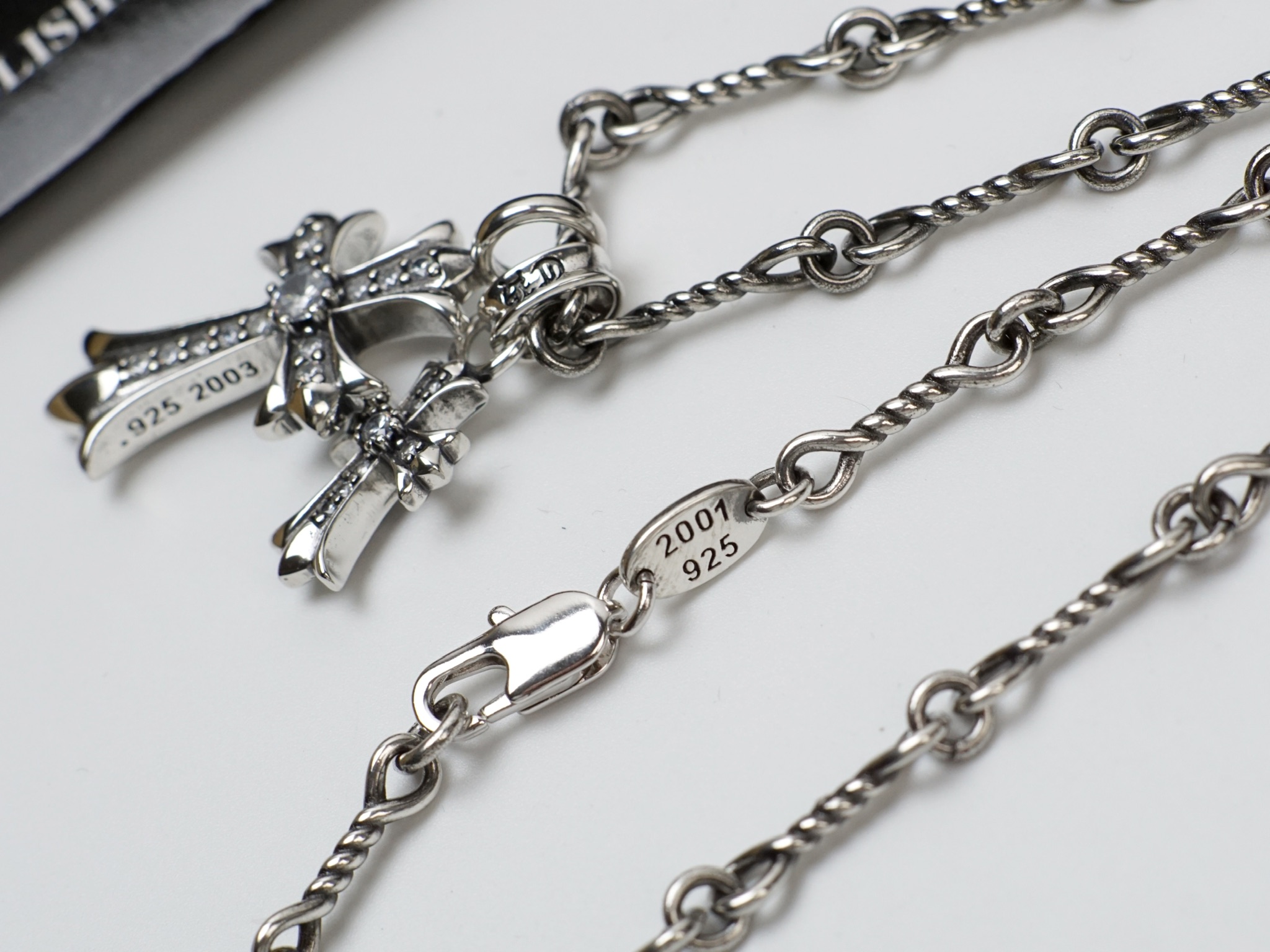 Chrome Hearts Chrome Hearts克罗心双十字项链