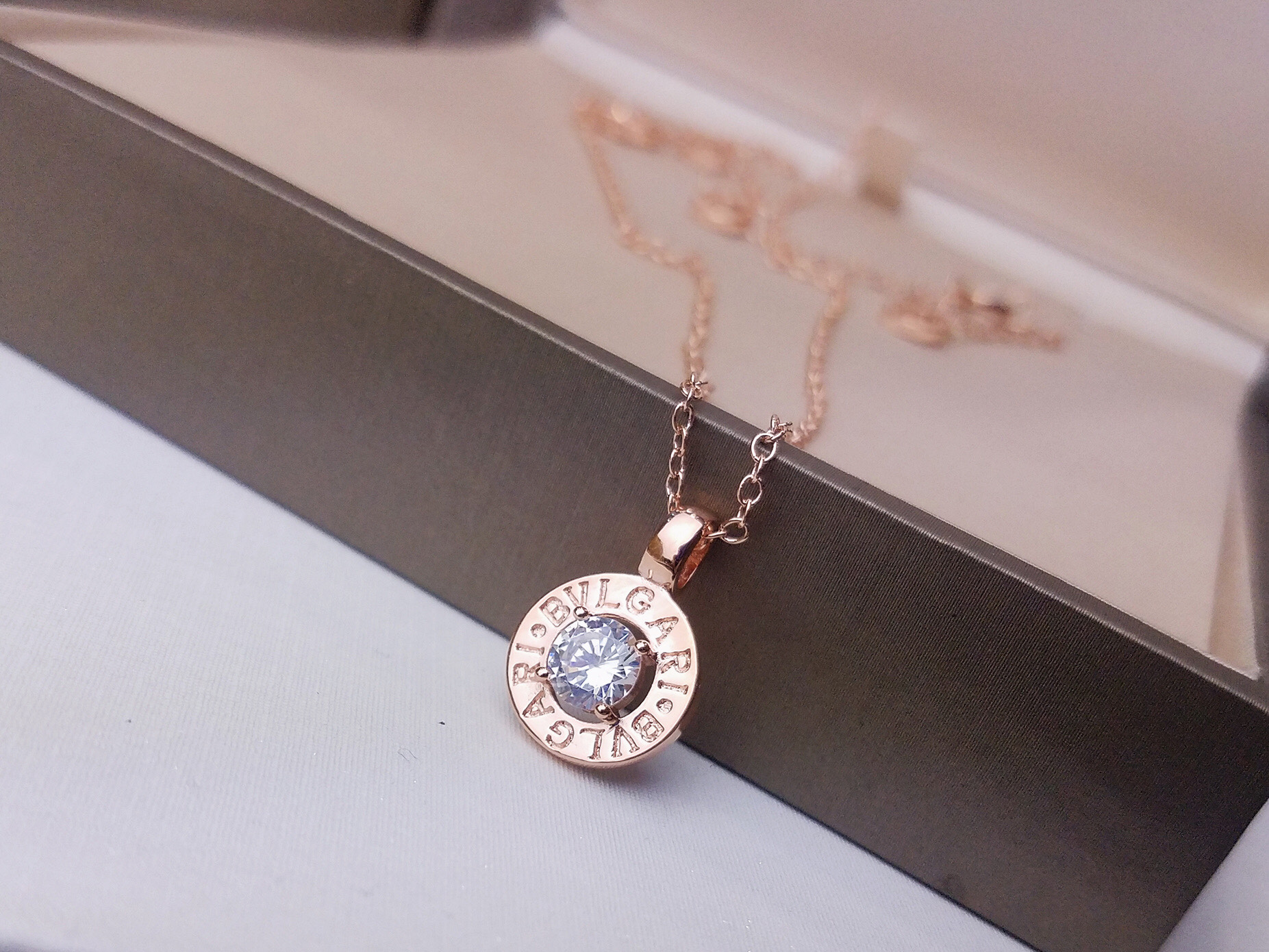 Bvlgari BVLGARI宝格丽圆环钻石项链