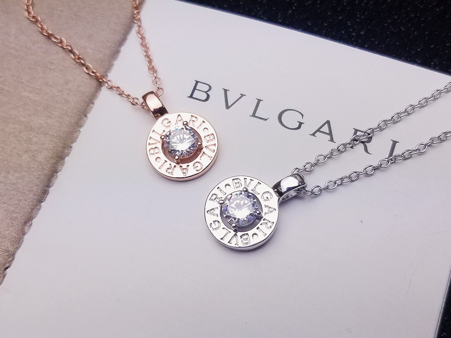 Bvlgari BVLGARI宝格丽圆环钻石项链