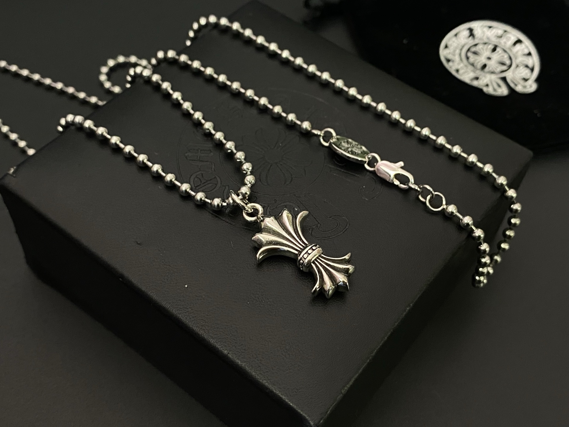 Chrome Hearts 克罗心小军花项链 链长70厘米