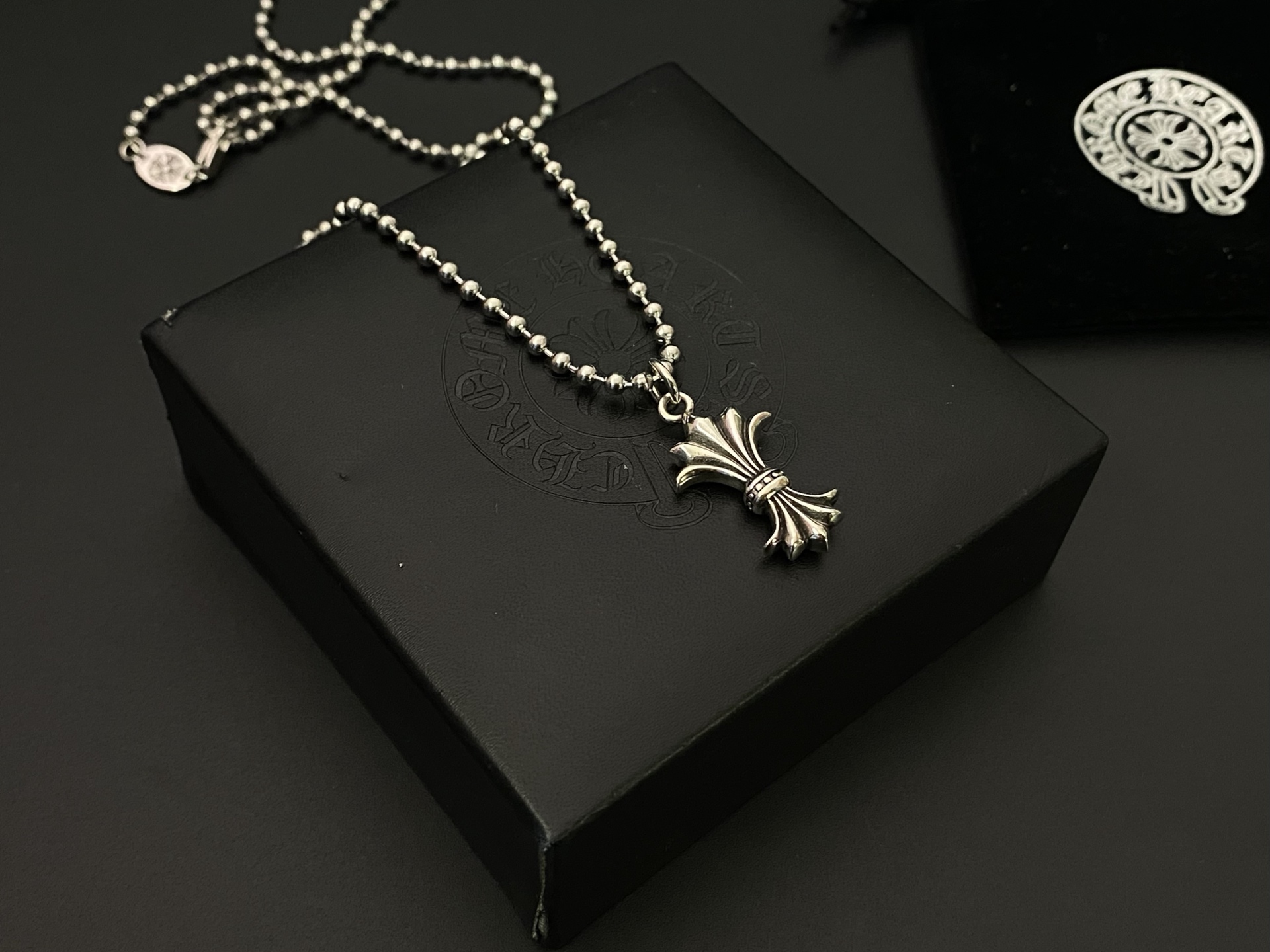 Chrome Hearts 克罗心小军花项链 链长70厘米