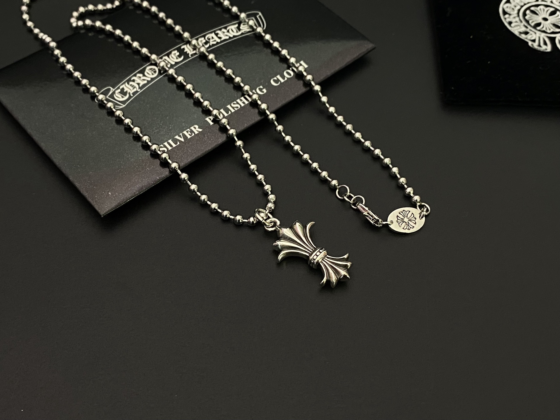 Chrome Hearts 克罗心小军花项链 链长70厘米