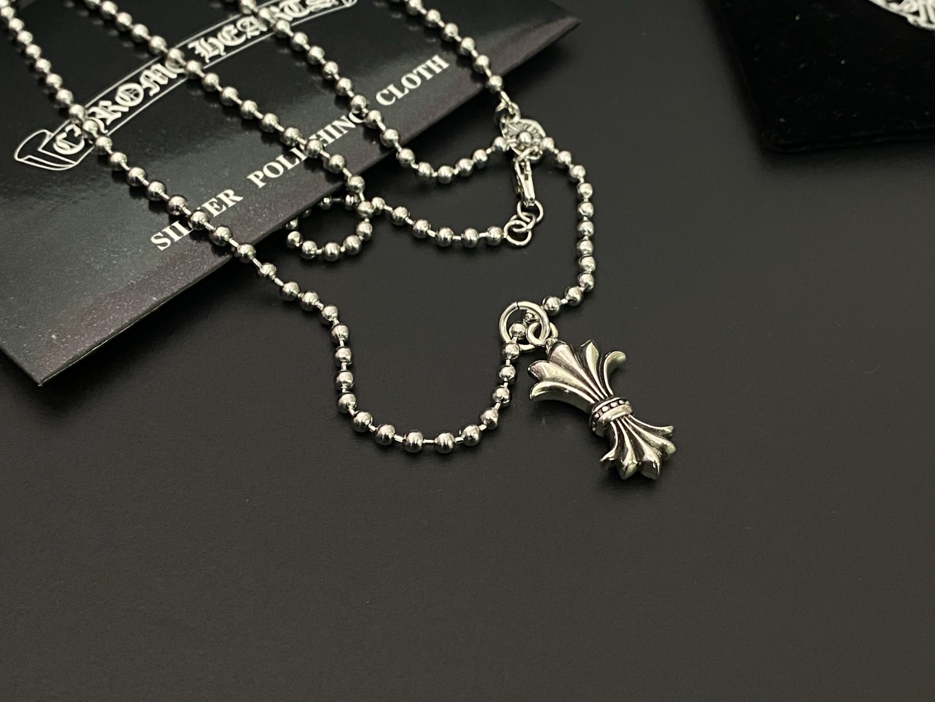 Chrome Hearts 克罗心小军花项链 链长70厘米