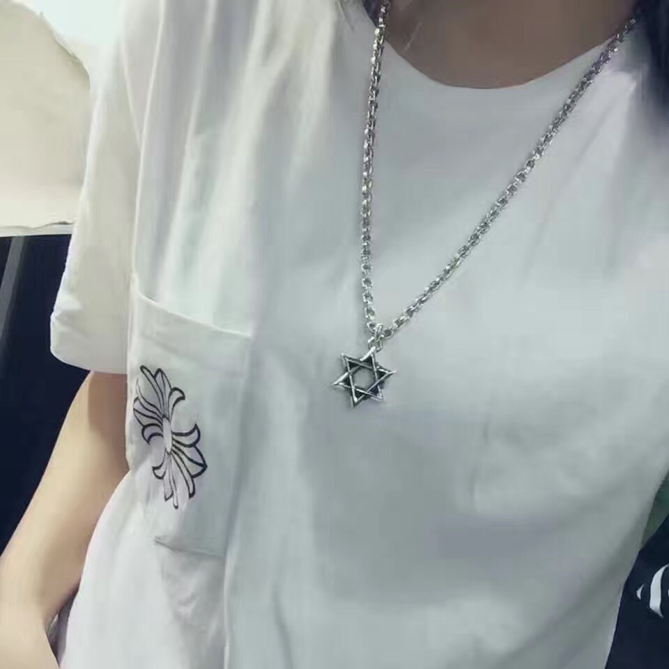 Chrome Hearts Chrome He@rts 克罗心六芒星项链 ～世界 潮牌～ 开模 潮流个性